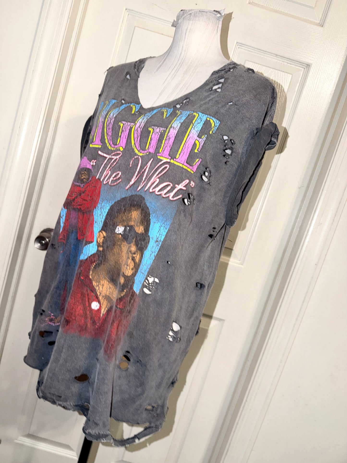 Biggie Smalls Oversized Distressed Tee