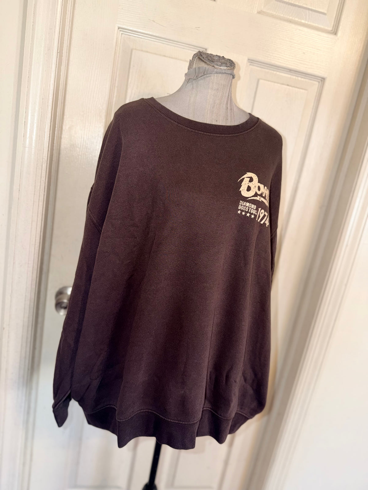 David Bowie Double Sided Oversized Sweatshirt