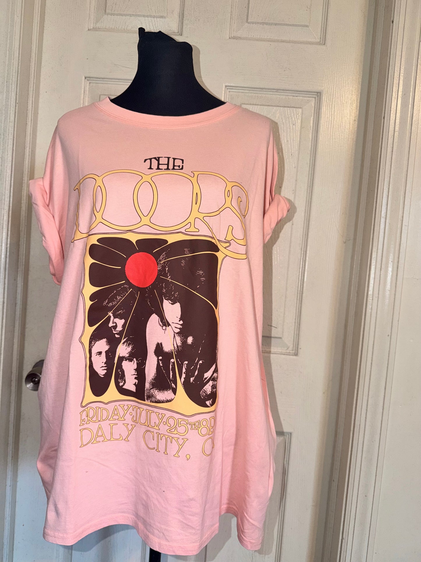 The Doors Oversized Distressed Tee