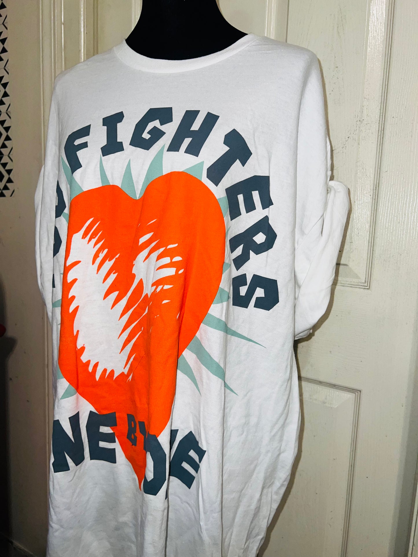 Foo Fighters Oversized Distressed Tee