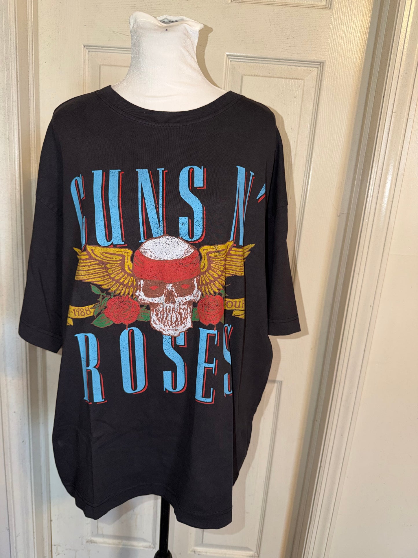 Guns N’ Roses Double Sided Oversized Distressed Tee