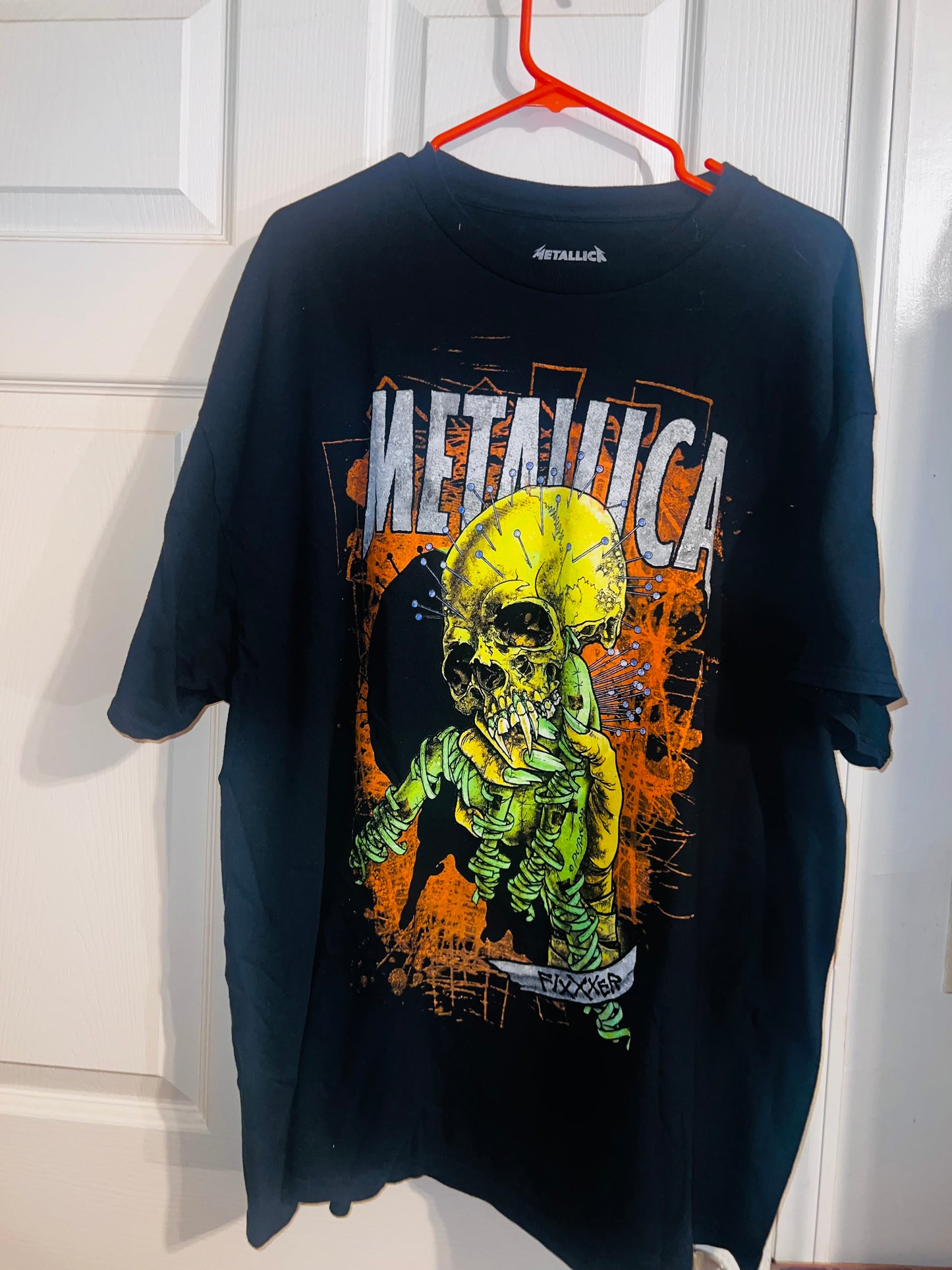 Metallica Fixxer Oversized Distressed Tee