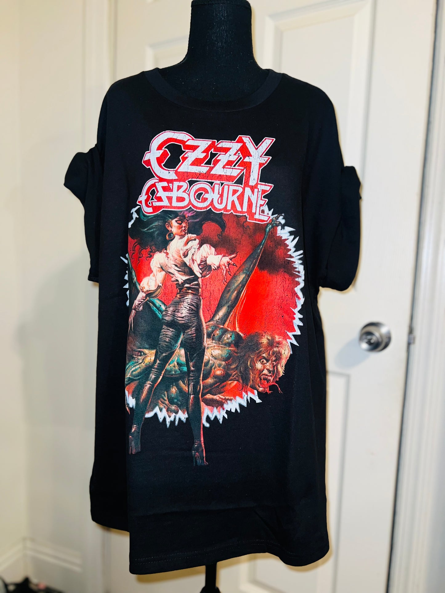 Ozzy Osbourne Oversized Distressed Tee