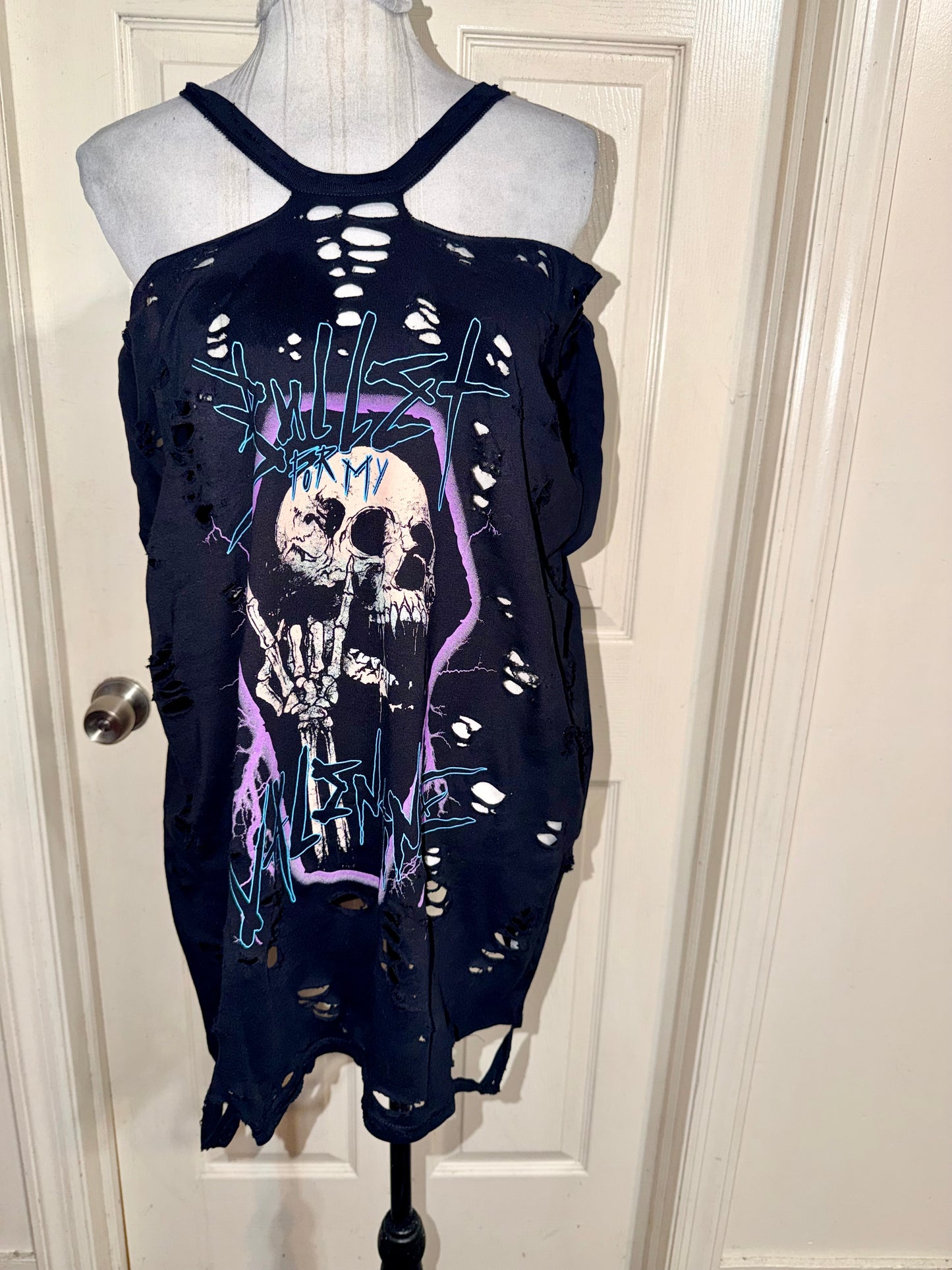 Bullet for my Valentine Oversized Distressed Tee