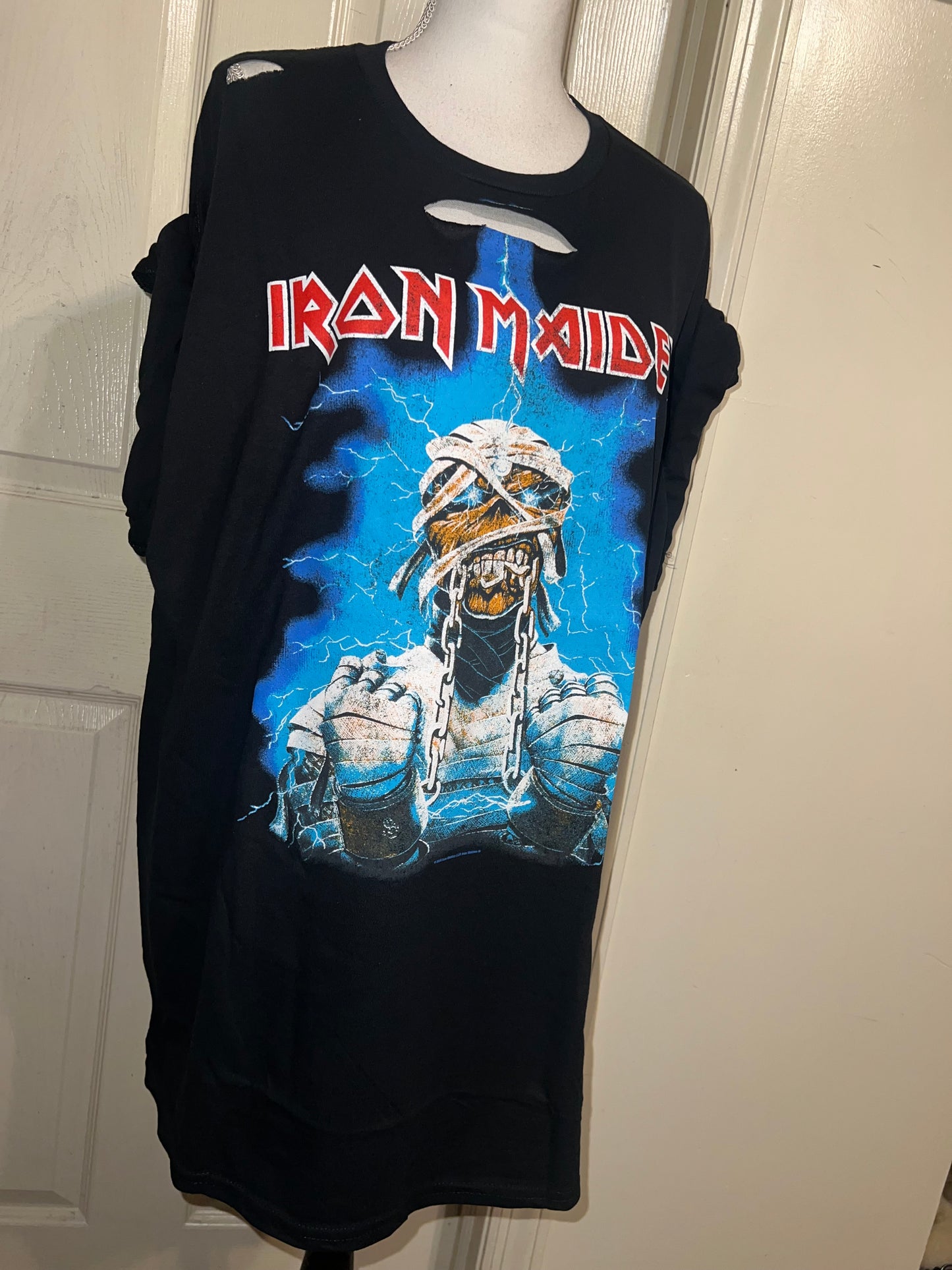 Iron Maiden Oversized Distressed Tee