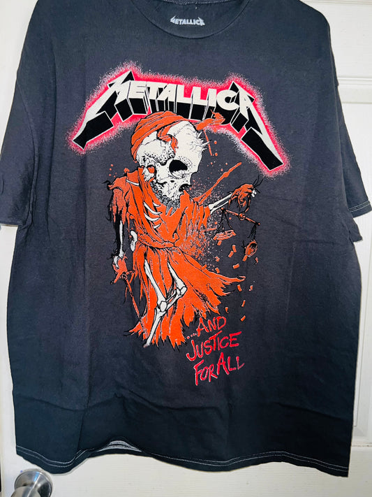 Metallica Justice for All Oversized Tee