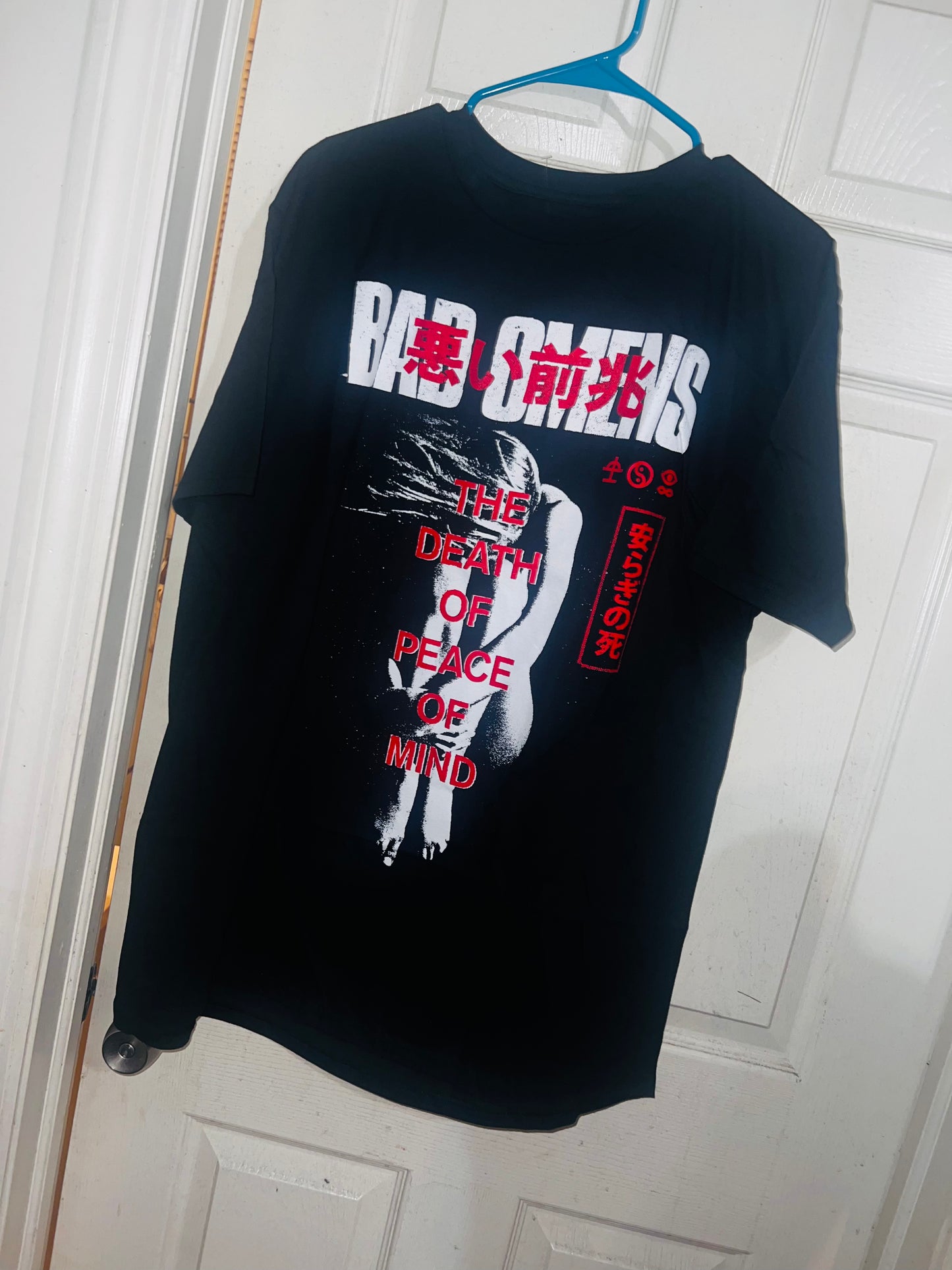 Bad Omens Oversized Distressed Tee