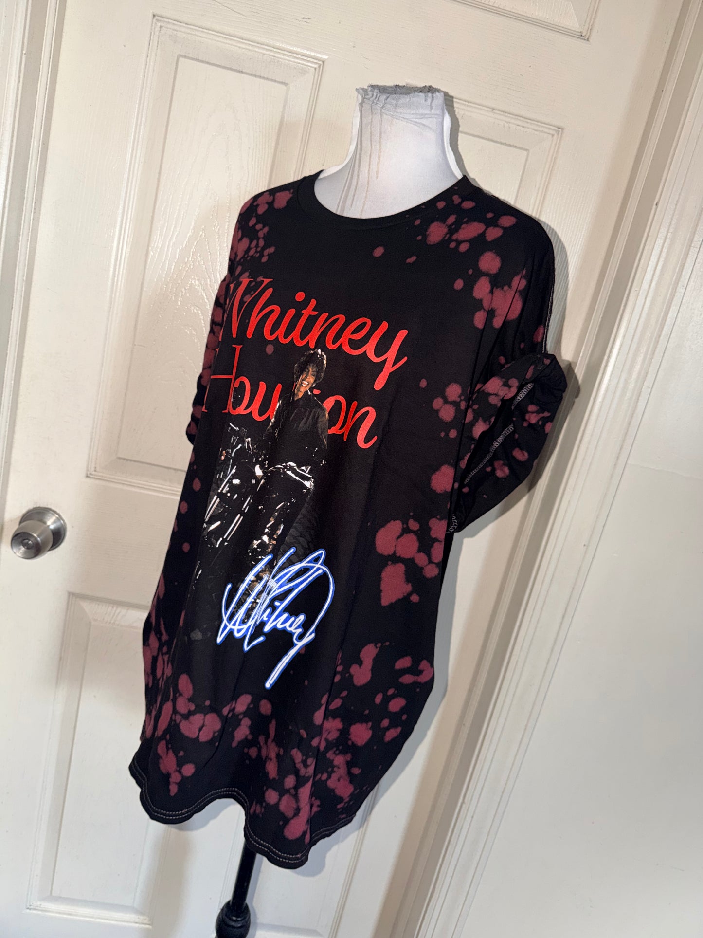Whitney Houston Distressed Tee