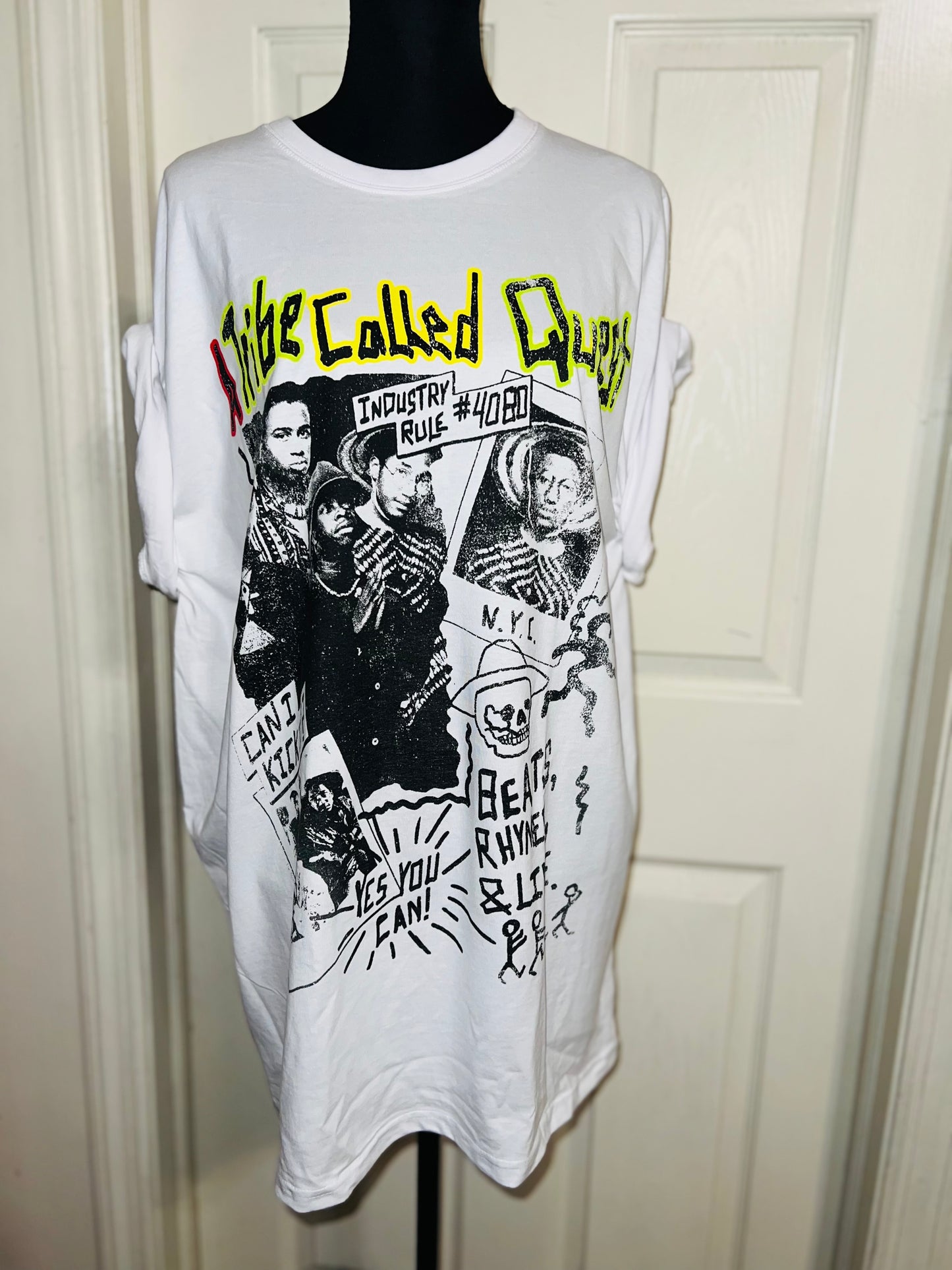 A Tribe Called Quest Oversized Distressed Tee