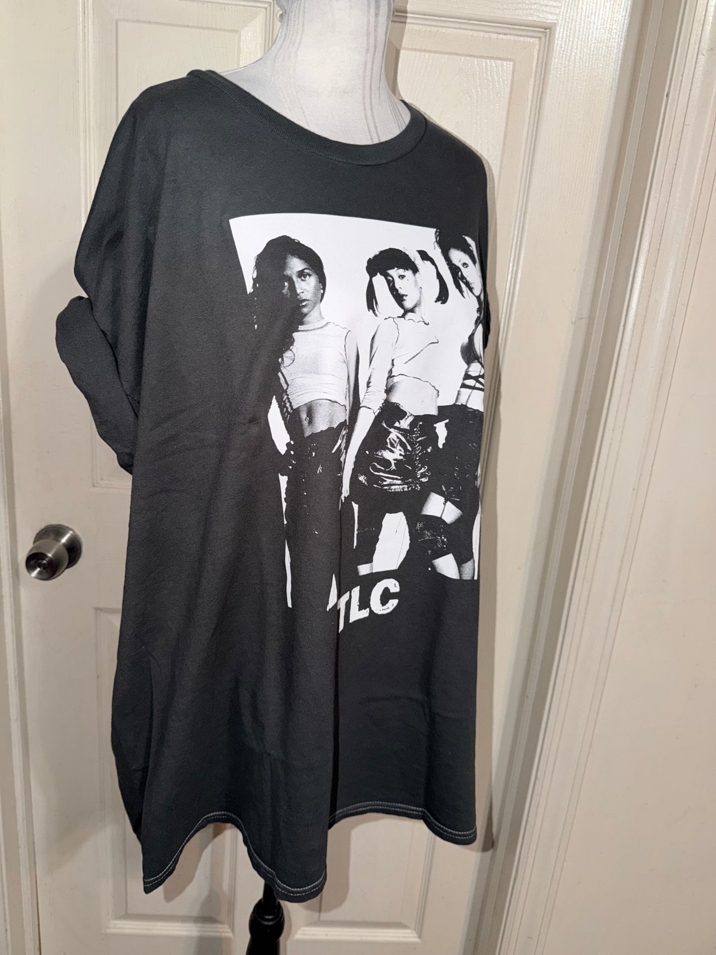 TLC Oversized Distressed Tee