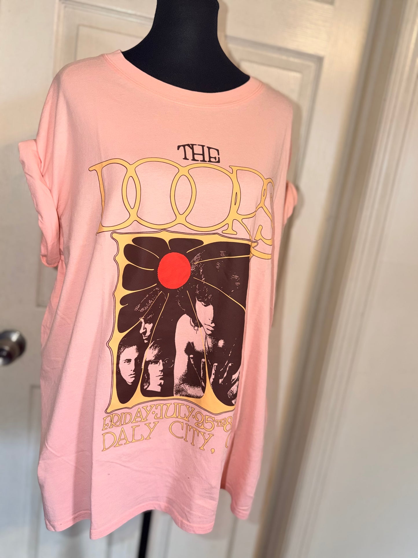 The Doors Oversized Distressed Tee