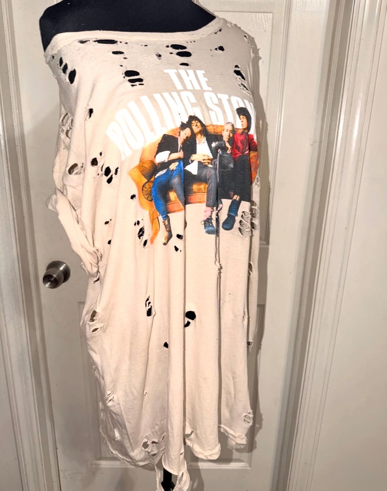 The Rolling Stones Double Sided Distressed Tee