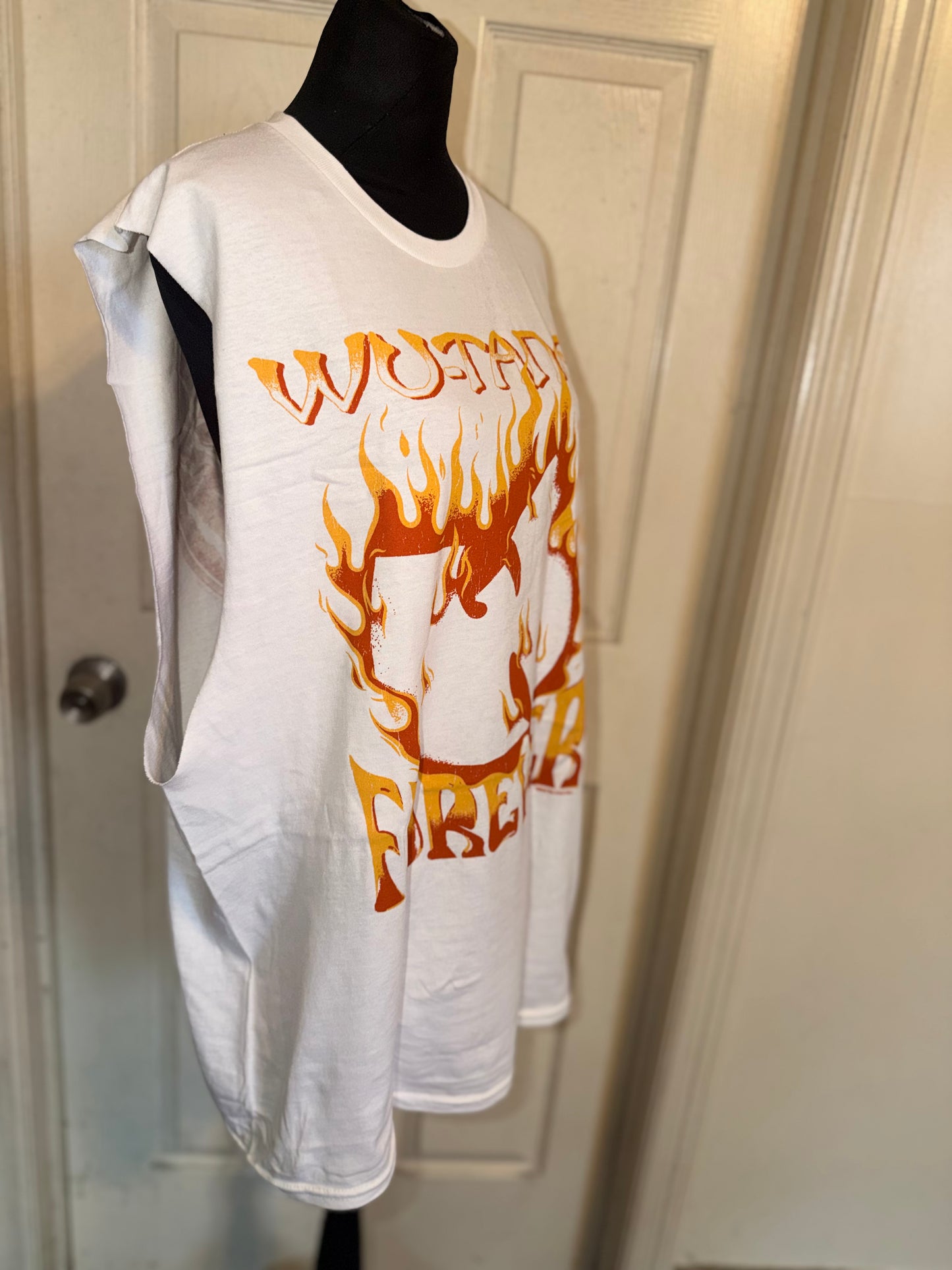 Wu-Tang Clan Double Sided Oversized Distressed Tank