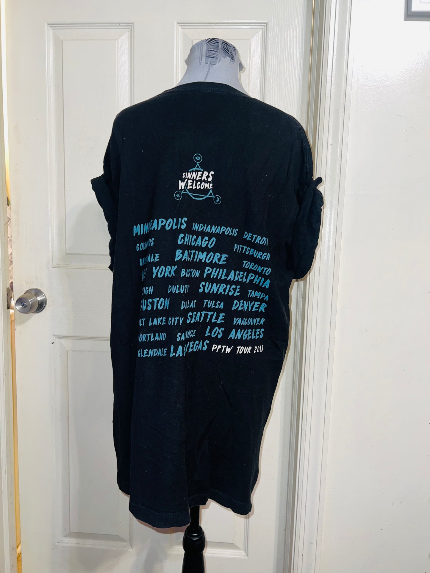 Panic! At The Disco Double Sided Distressed Tee