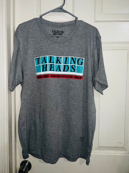 The Talking Heads Oversized Distressed Tee
