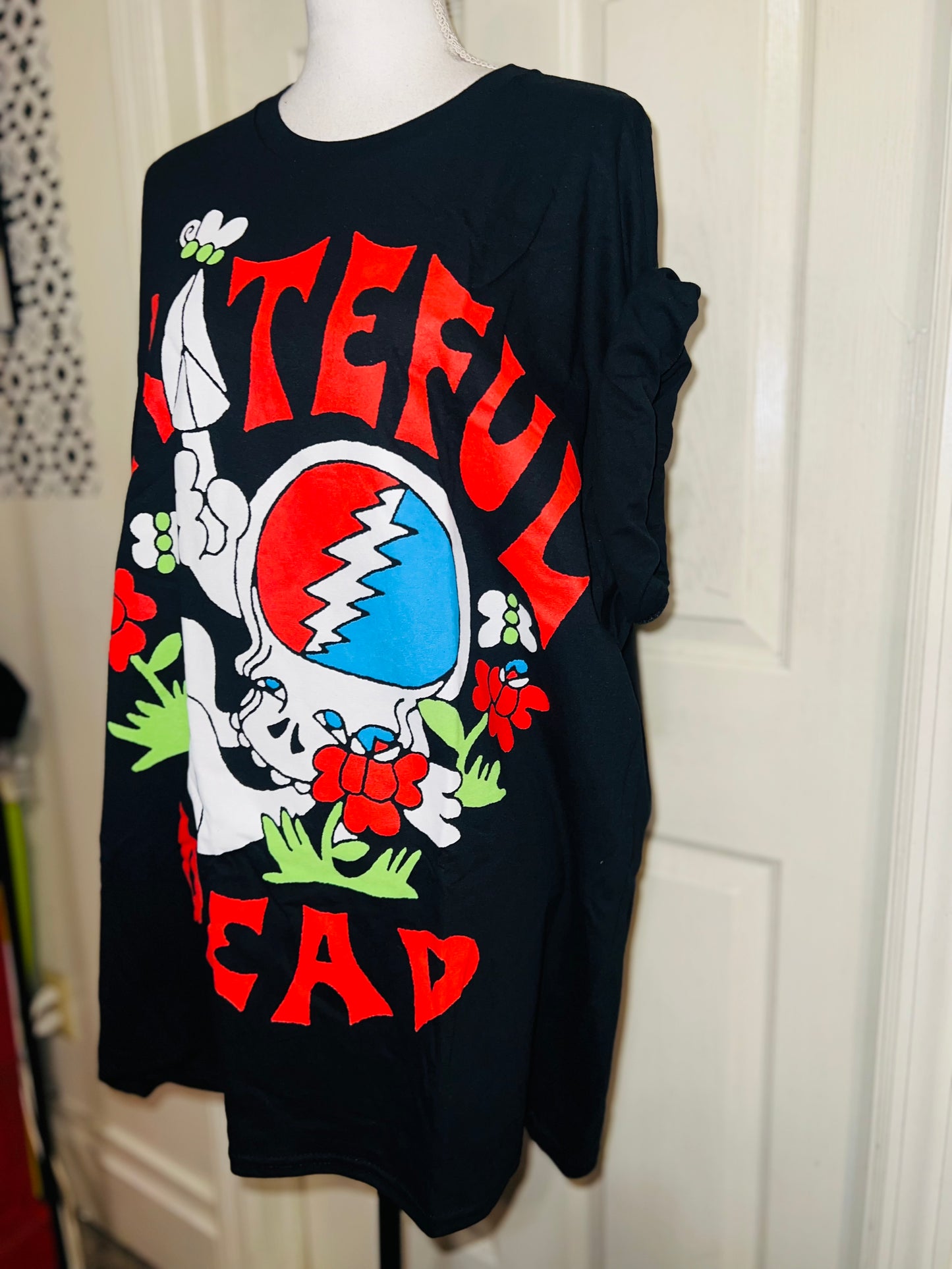 Grateful Dead Oversized Distressed Tee