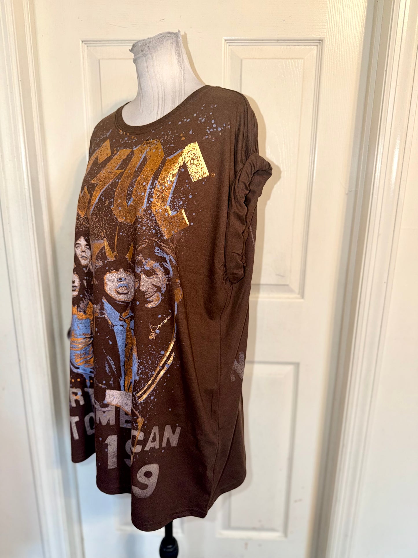 AC/DC Double Sides Oversized Tee