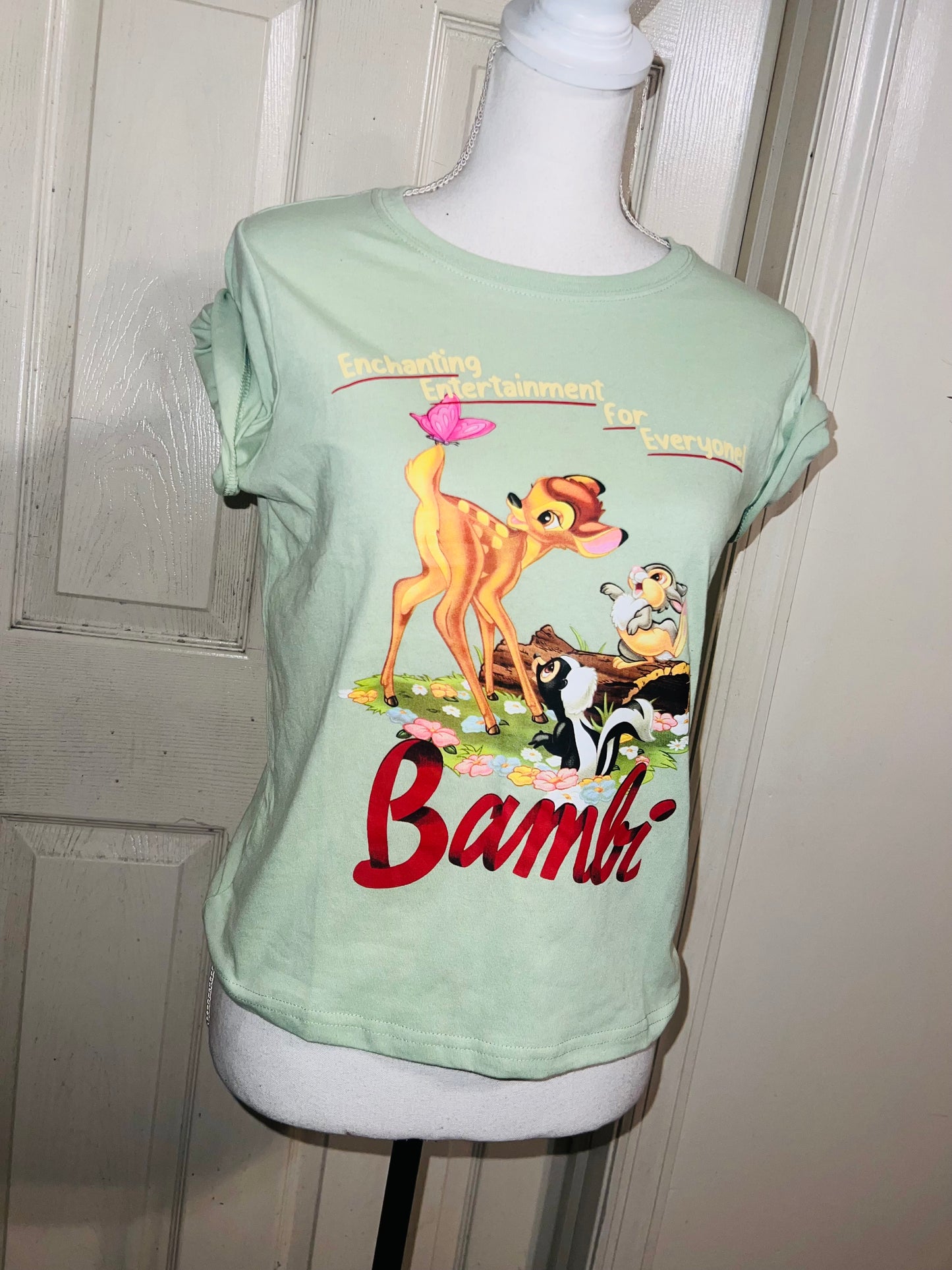 Bambi Distressed Baby Tee