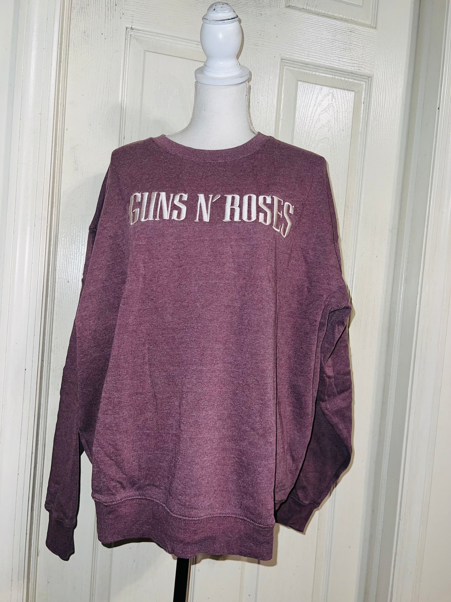 Guns n Roses Oversized Distressed Sweatshirt