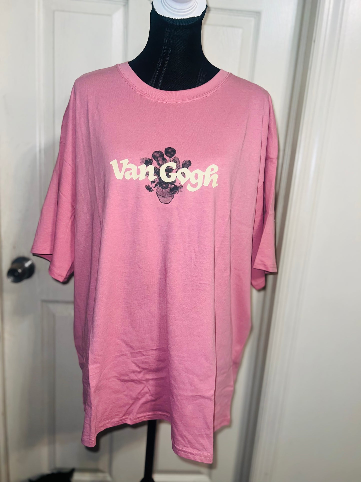 Vincent Van Gogh Double Sided Oversized Distressed Tee