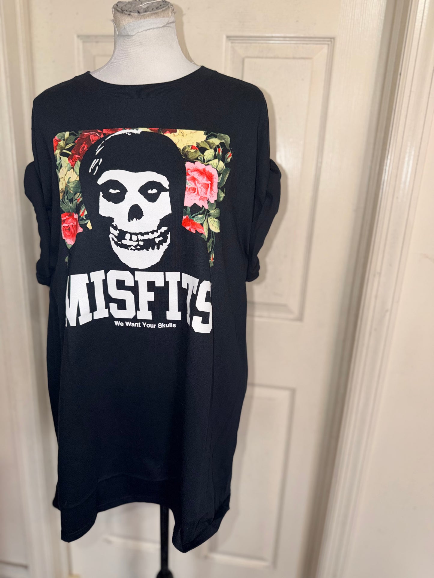 The Misfits Oversized Distressed Tee