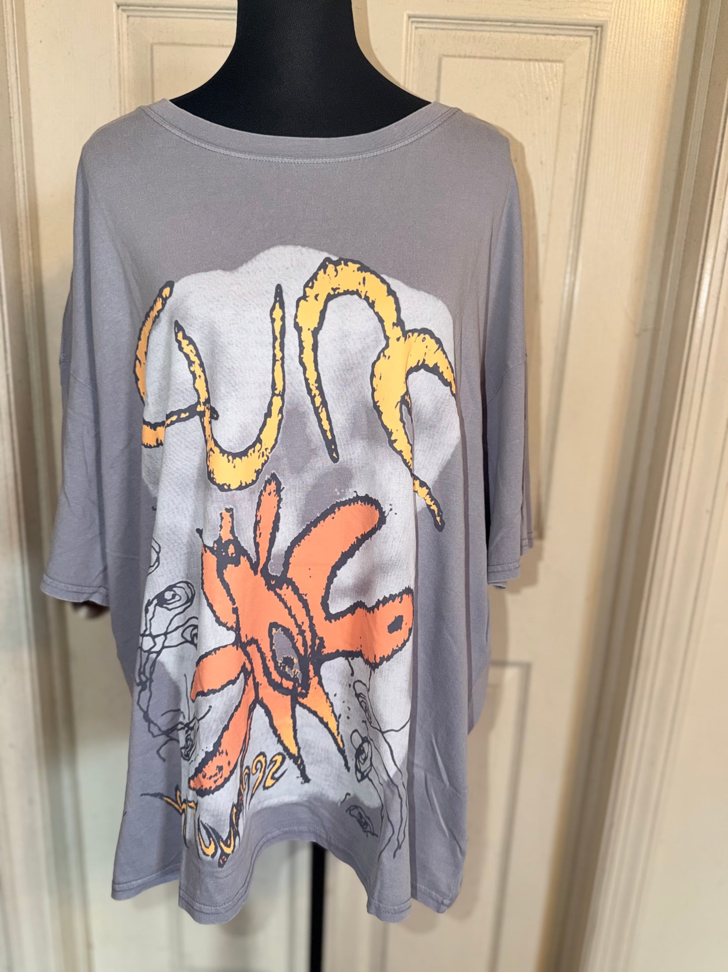 The Cure Oversized Distressed Tee