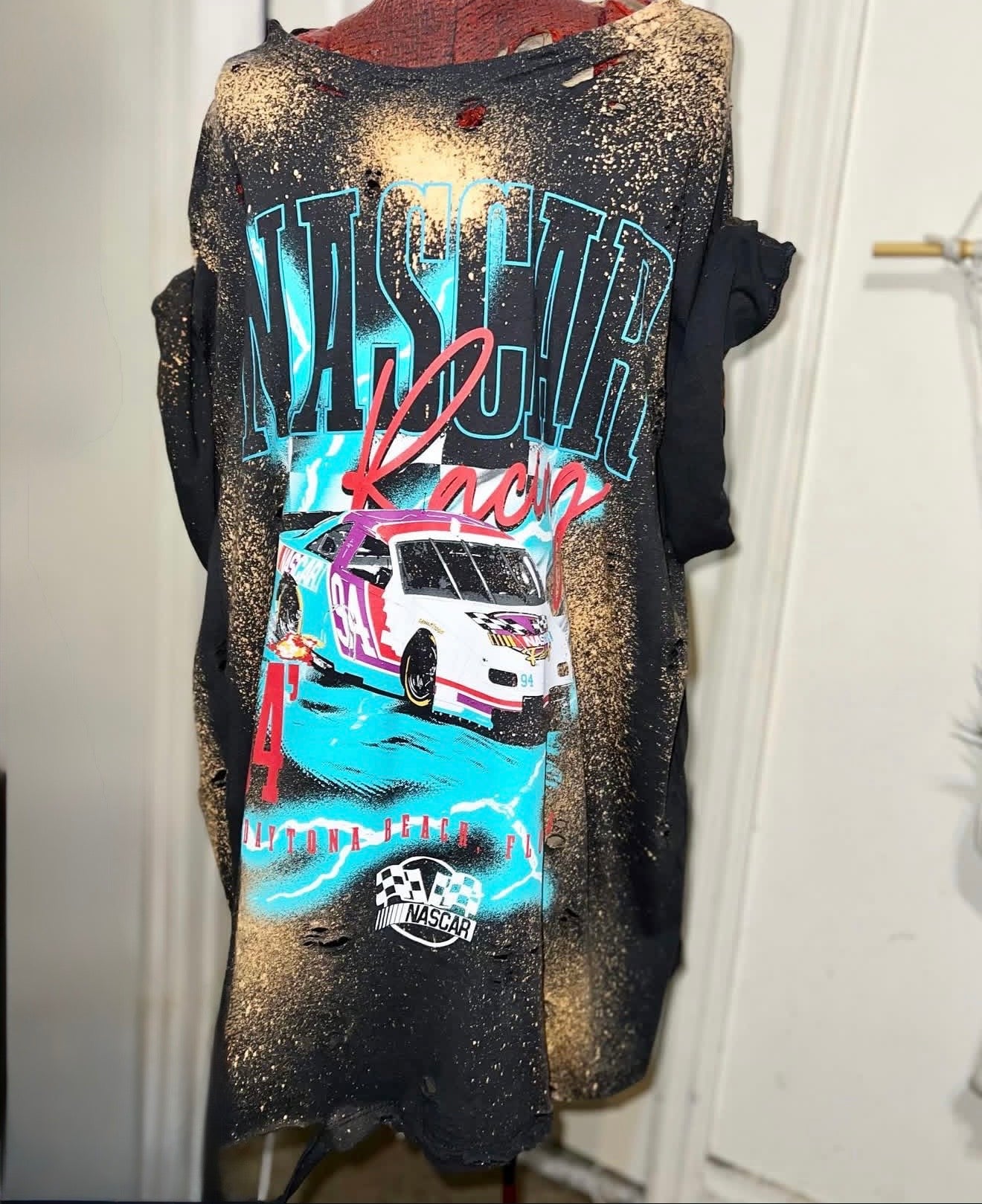 NASCAR Oversized Distressed Tee