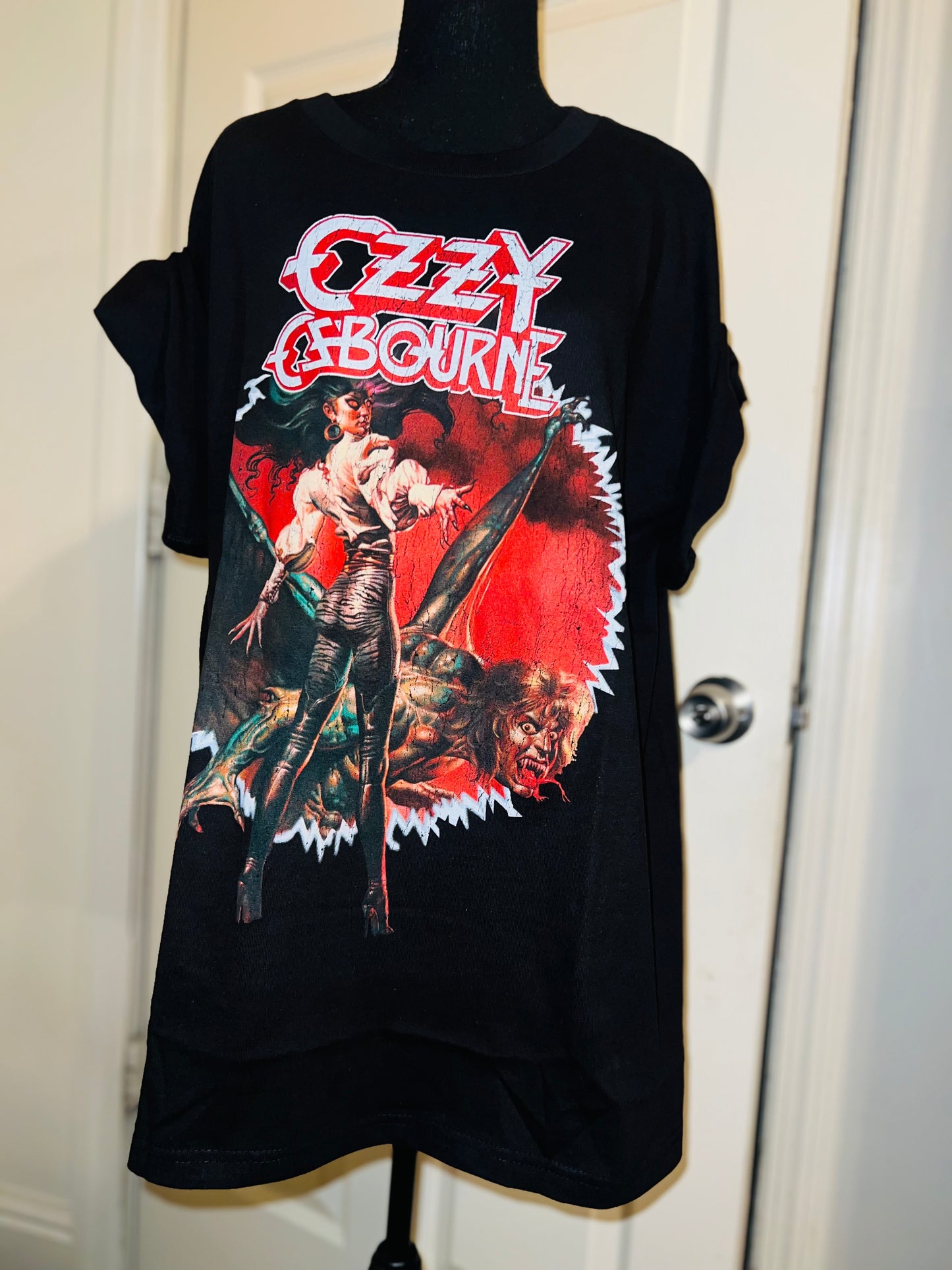 Ozzy Osbourne Oversized Distressed Tee