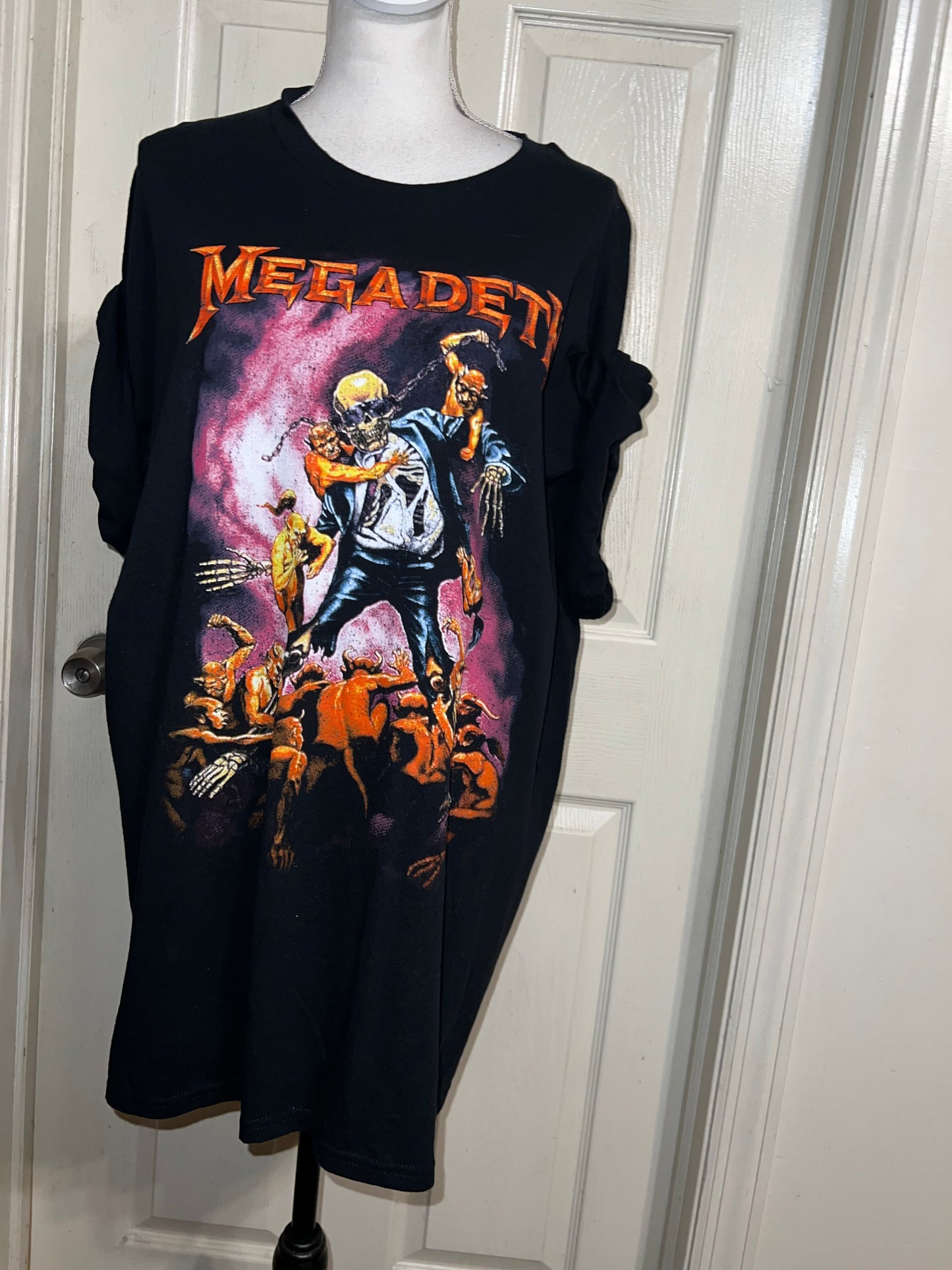 Megadeath Oversized Distressed Tee