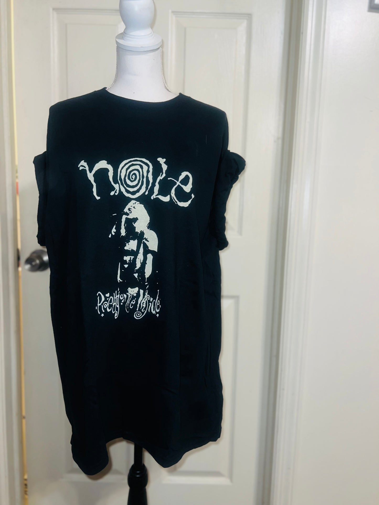 Hole Oversized Distressed Tee