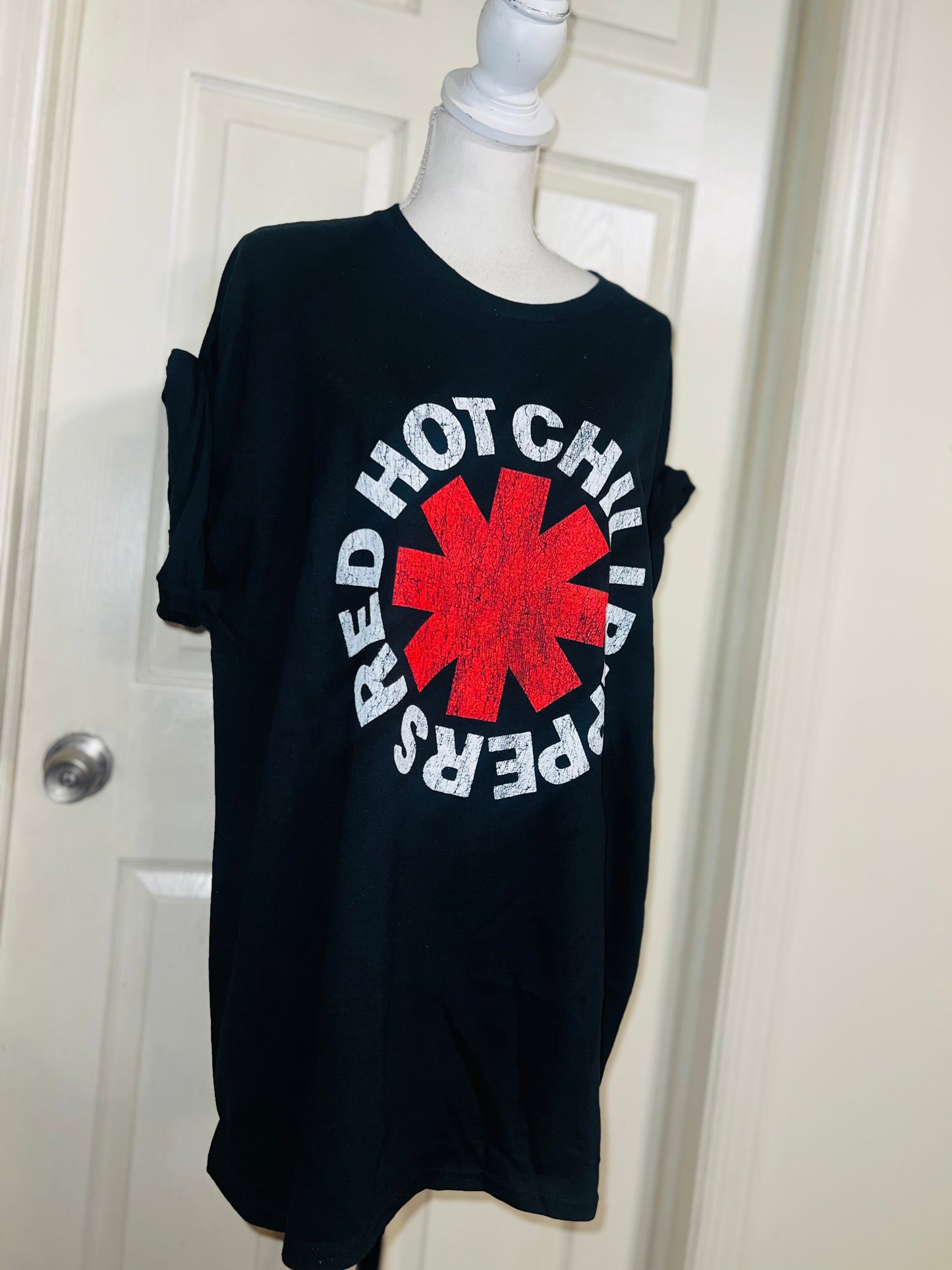 Red Hot Chili Peppers Oversized Distressed Tee
