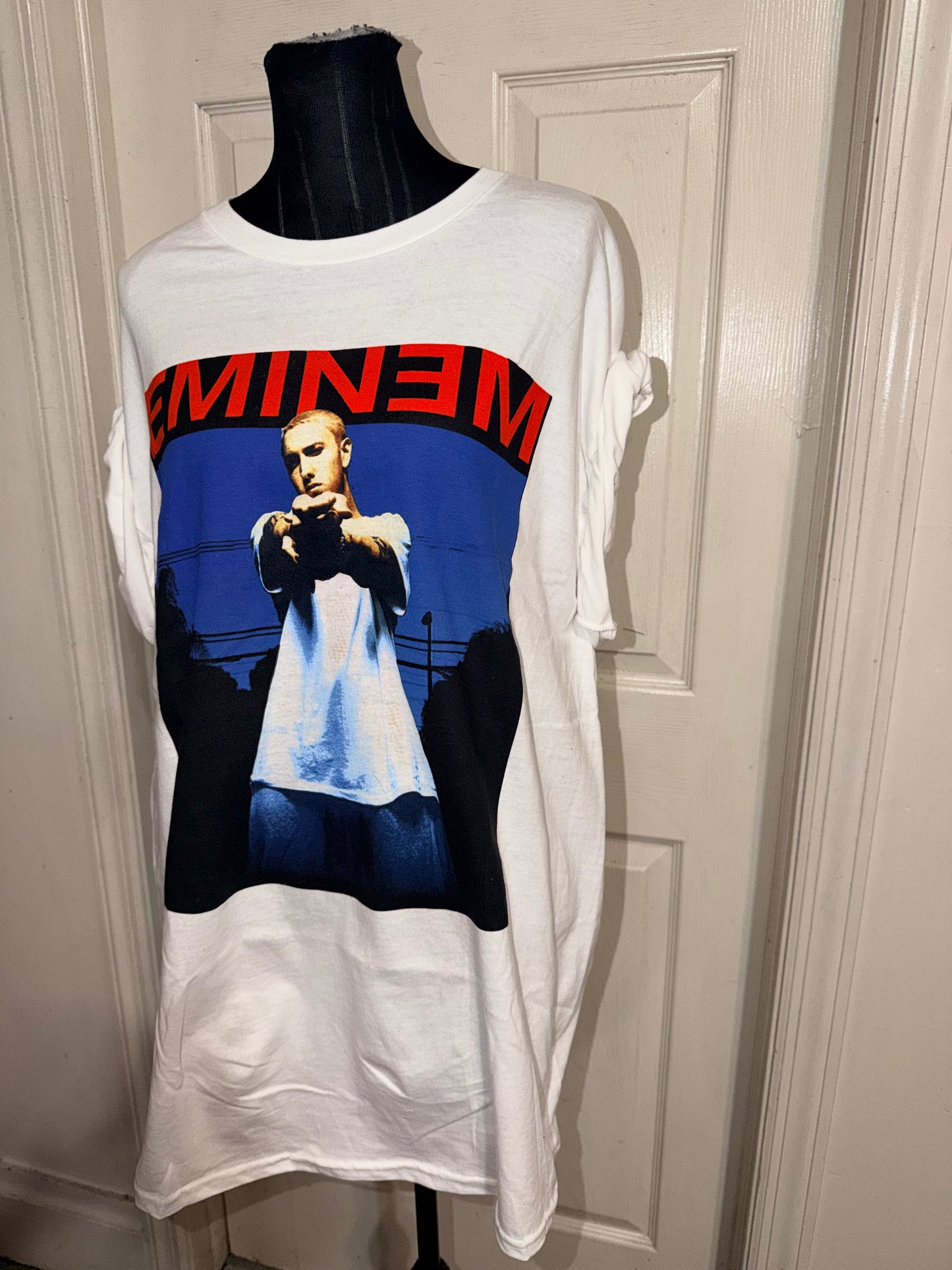 Eminem Oversized Distressed Tee