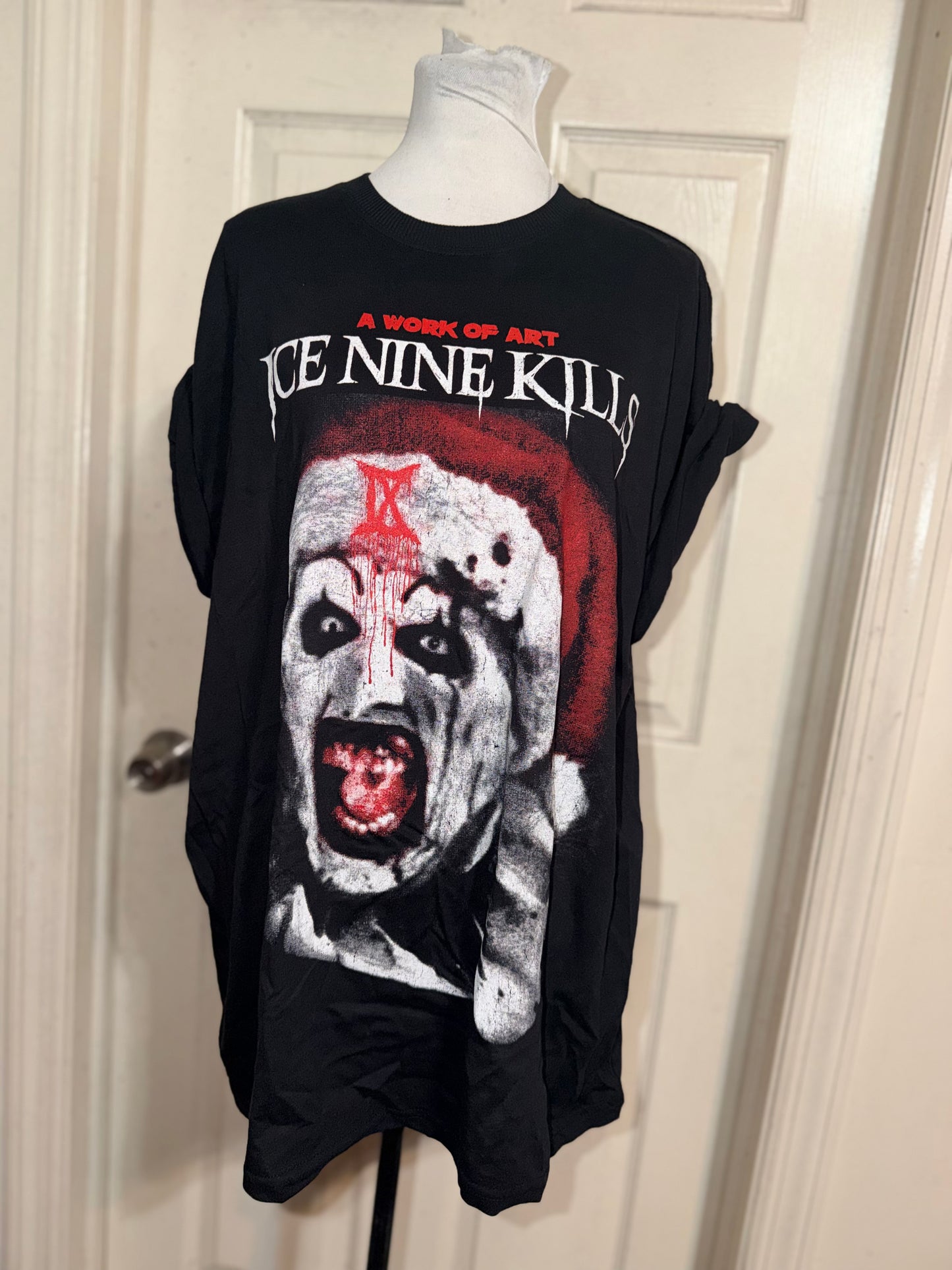 Ice Nine Kills Oversized Distressed Tee