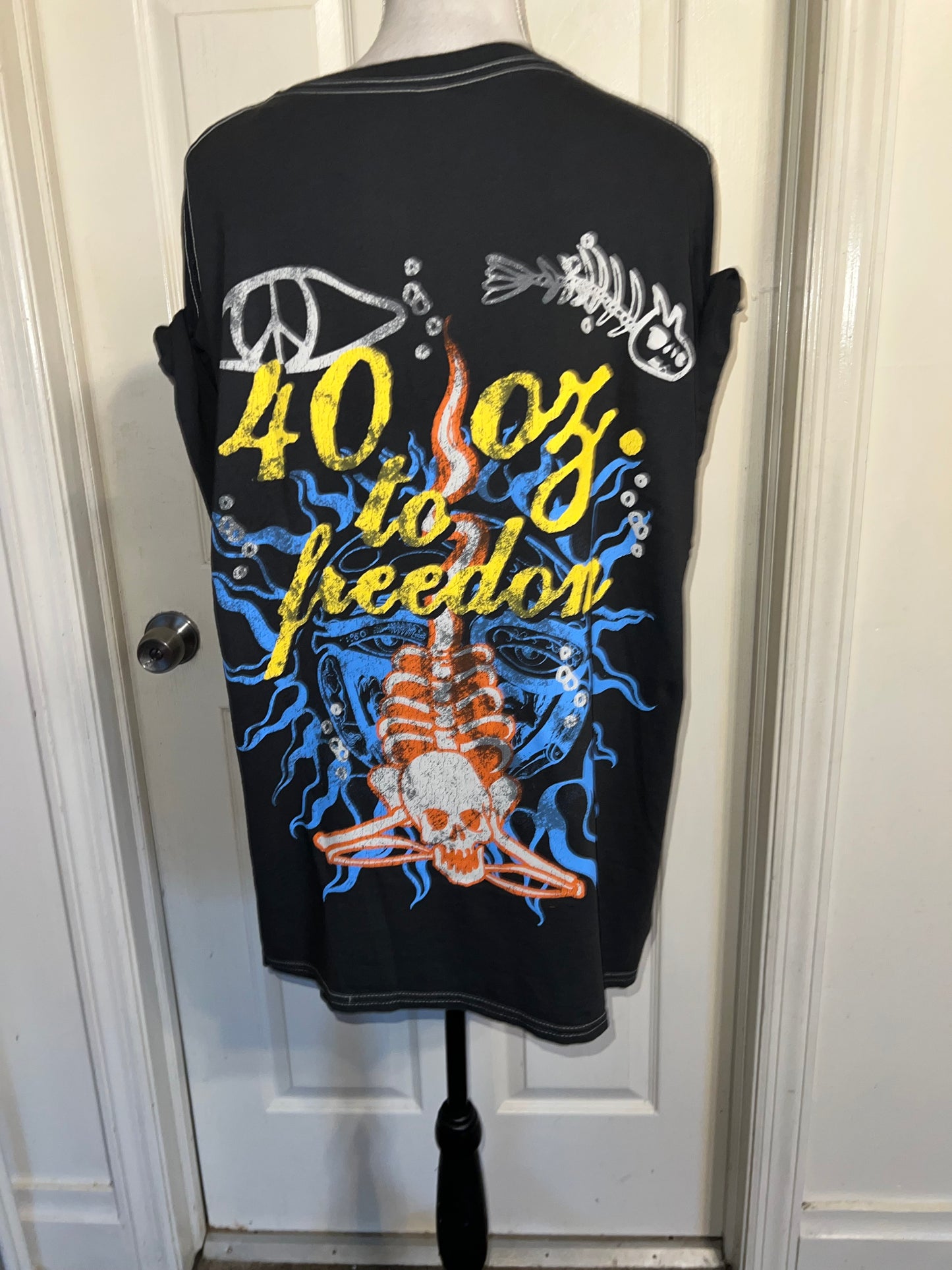 Sublime Double Sided Oversized Distressed Tee