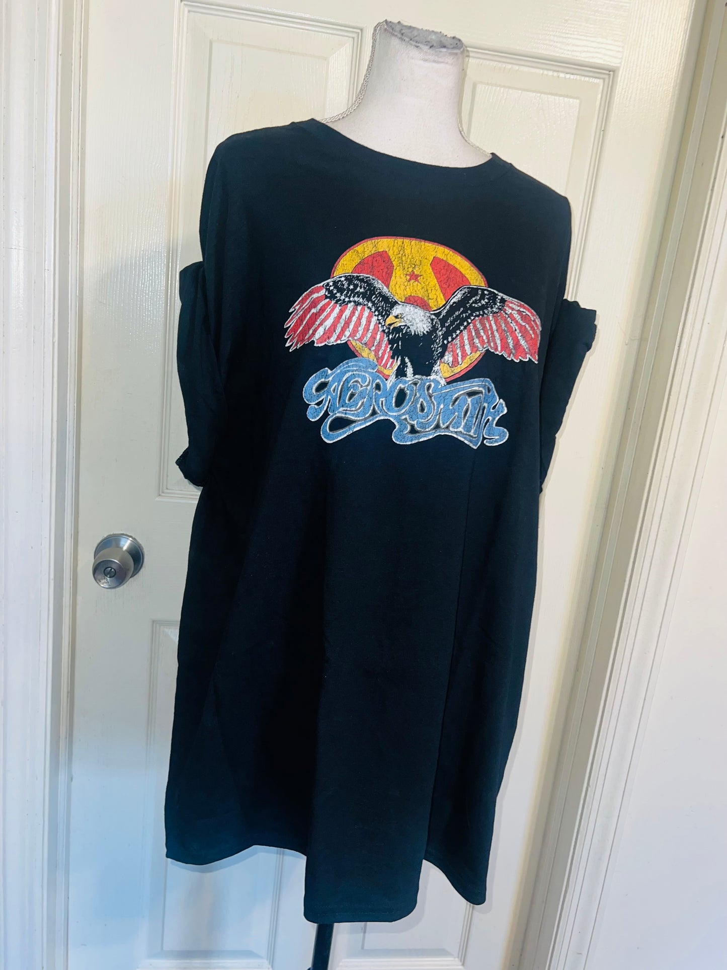 Aerosmith Oversized Distressed Tee