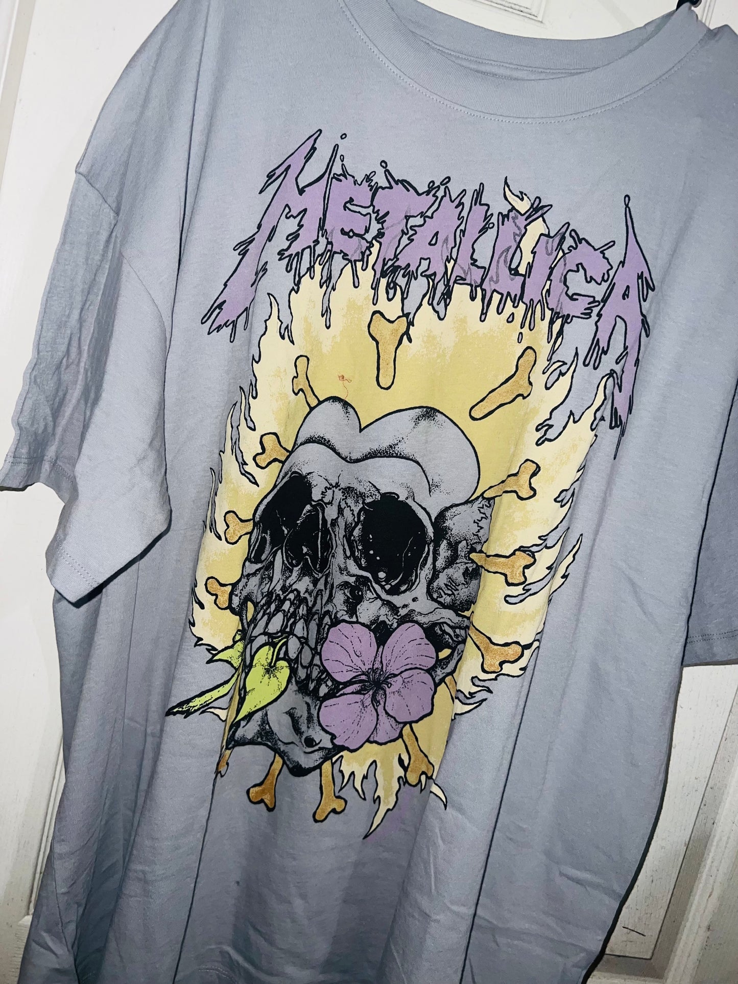 Metallica Oversized Distressed Tee