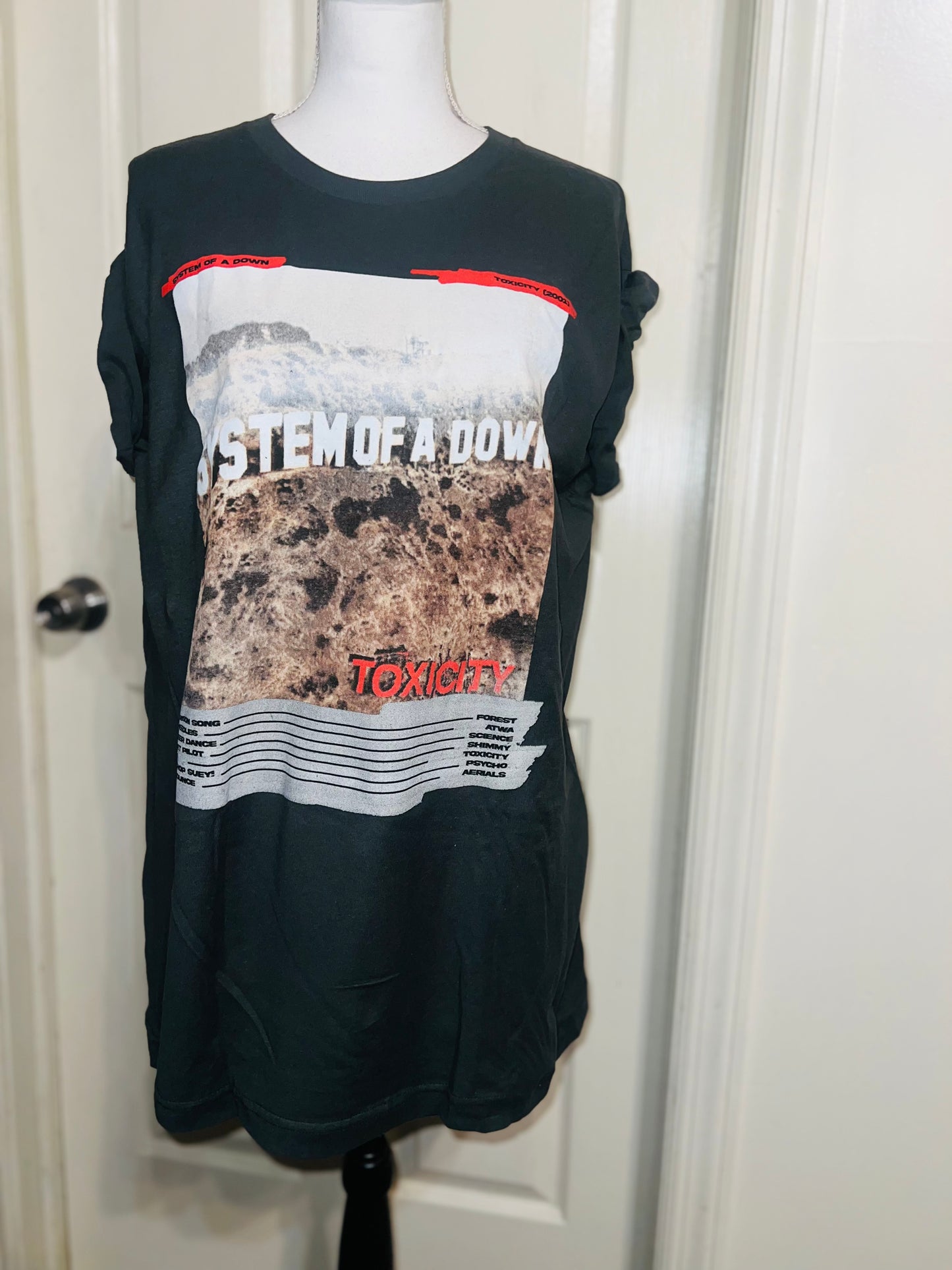 System of a Down Oversized Distressed Tee