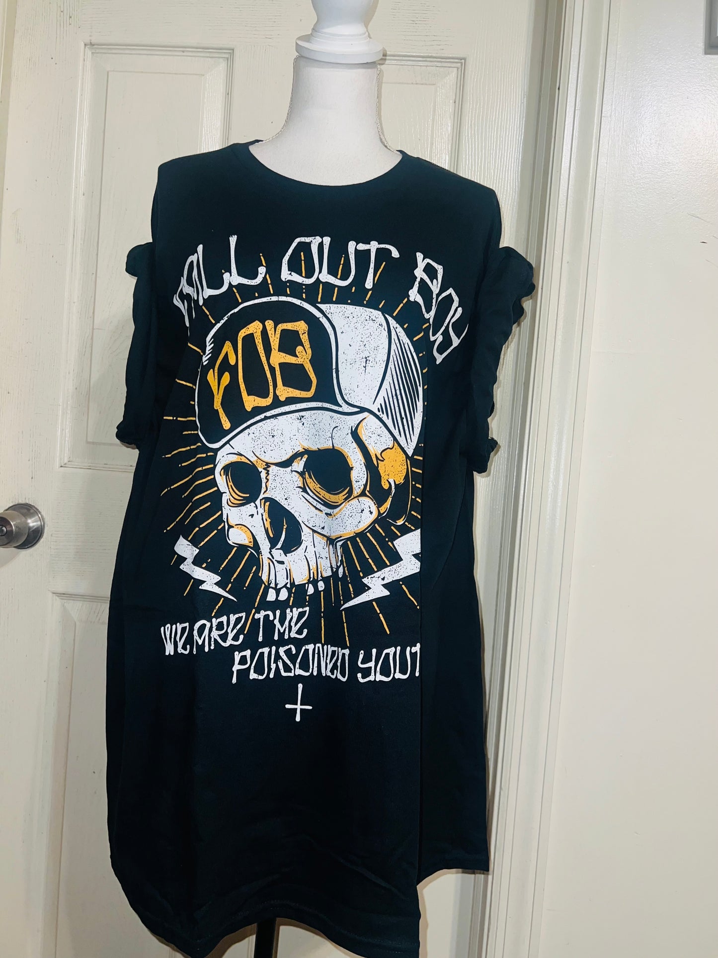 Fall Out Boy Oversized Distressed Tee