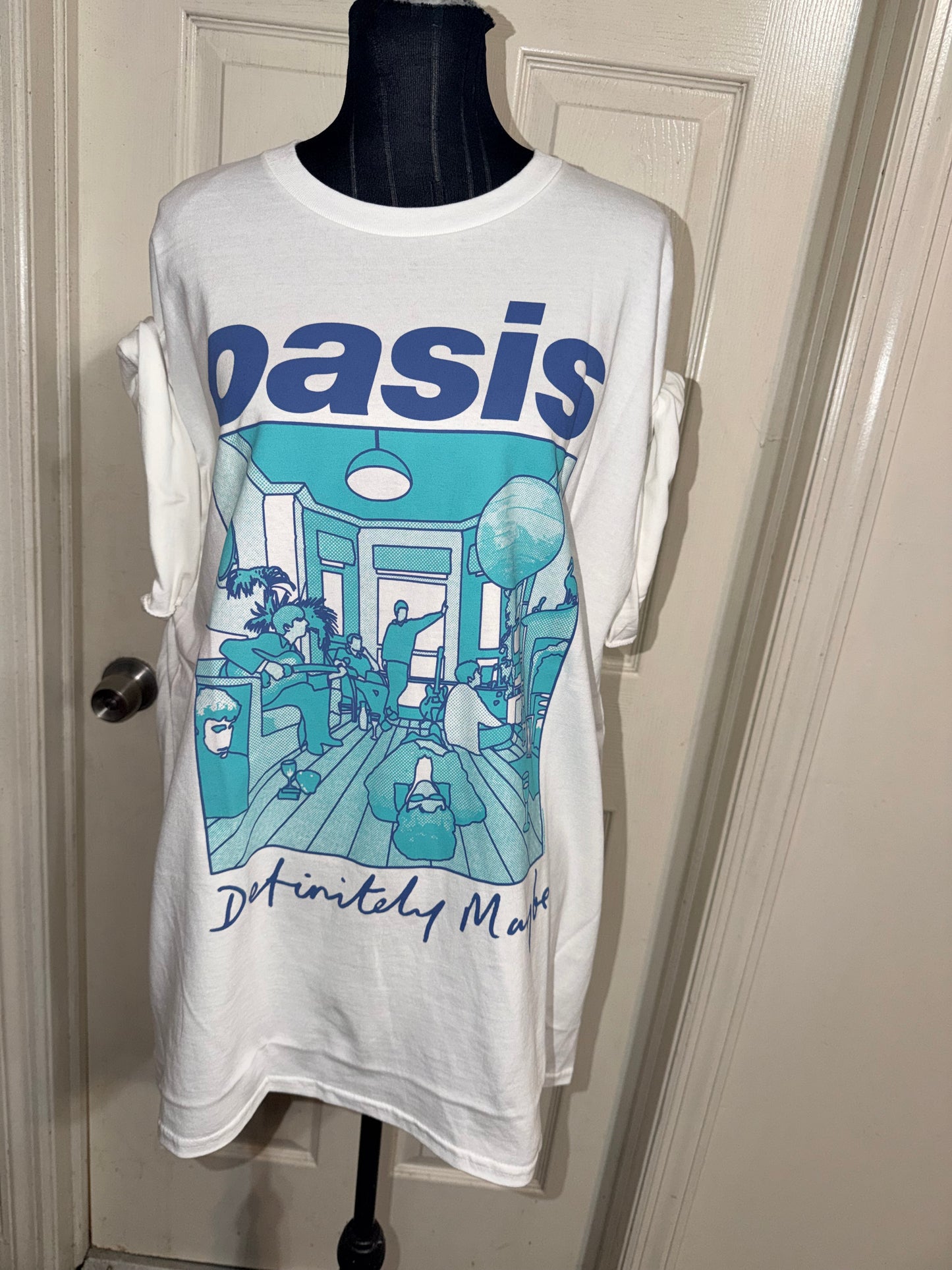 Oasis Oversized Distressed Tee