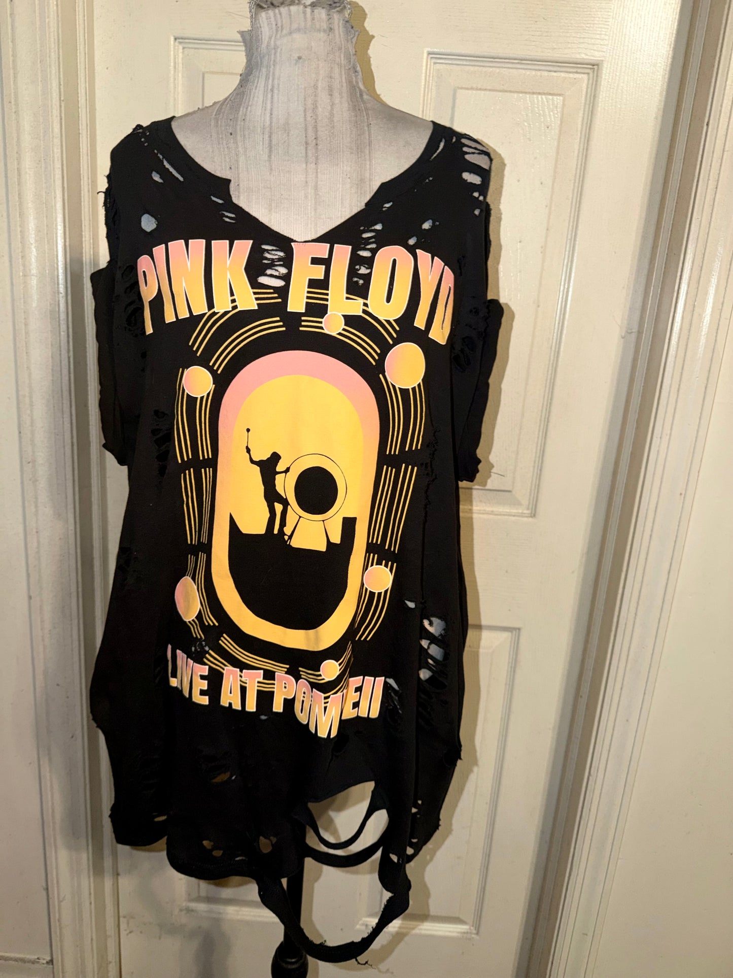 Pink Floyd Oversized Distressed Tee (as is)