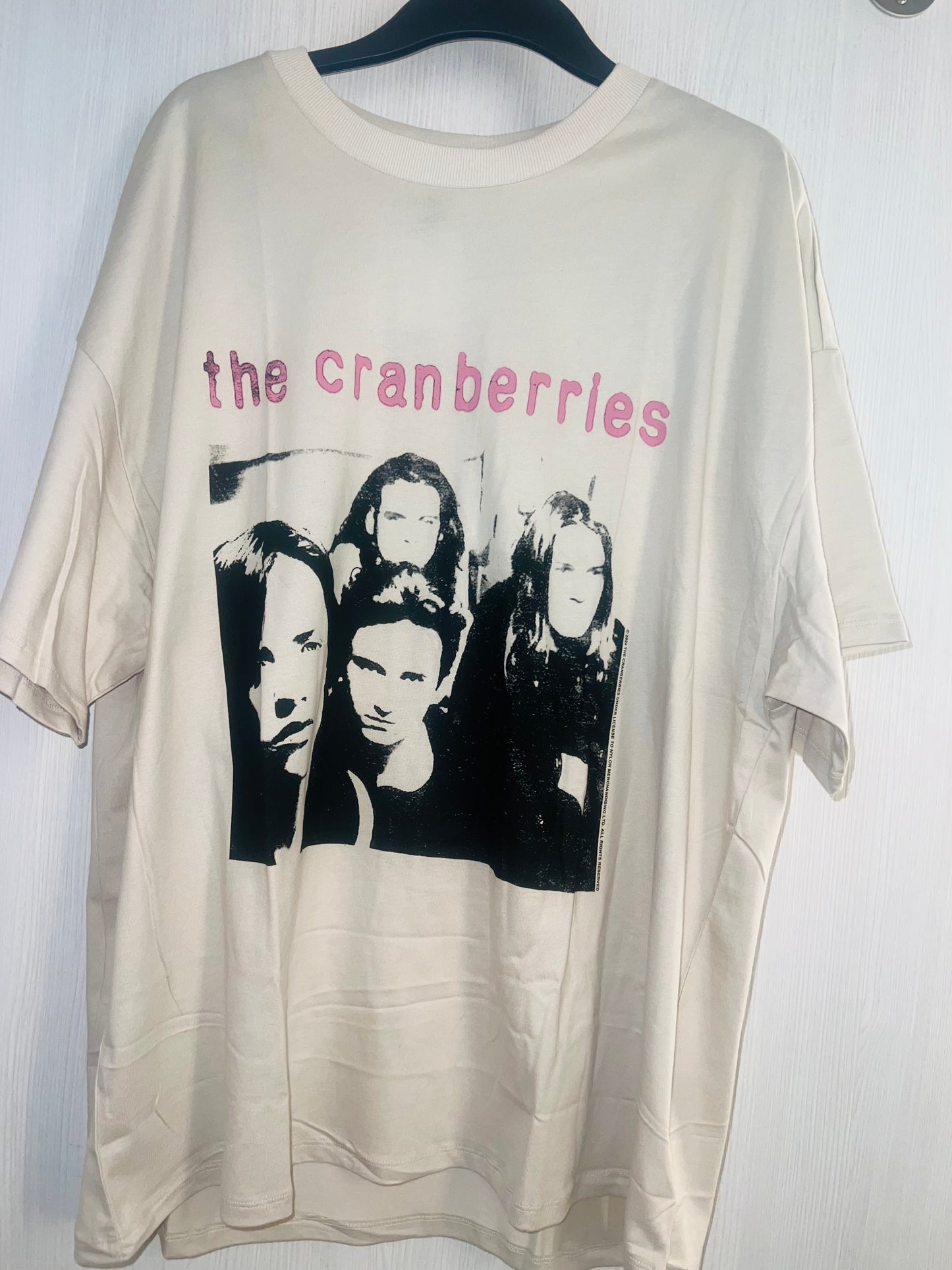 The Cranberries Oversized Distressed Tee