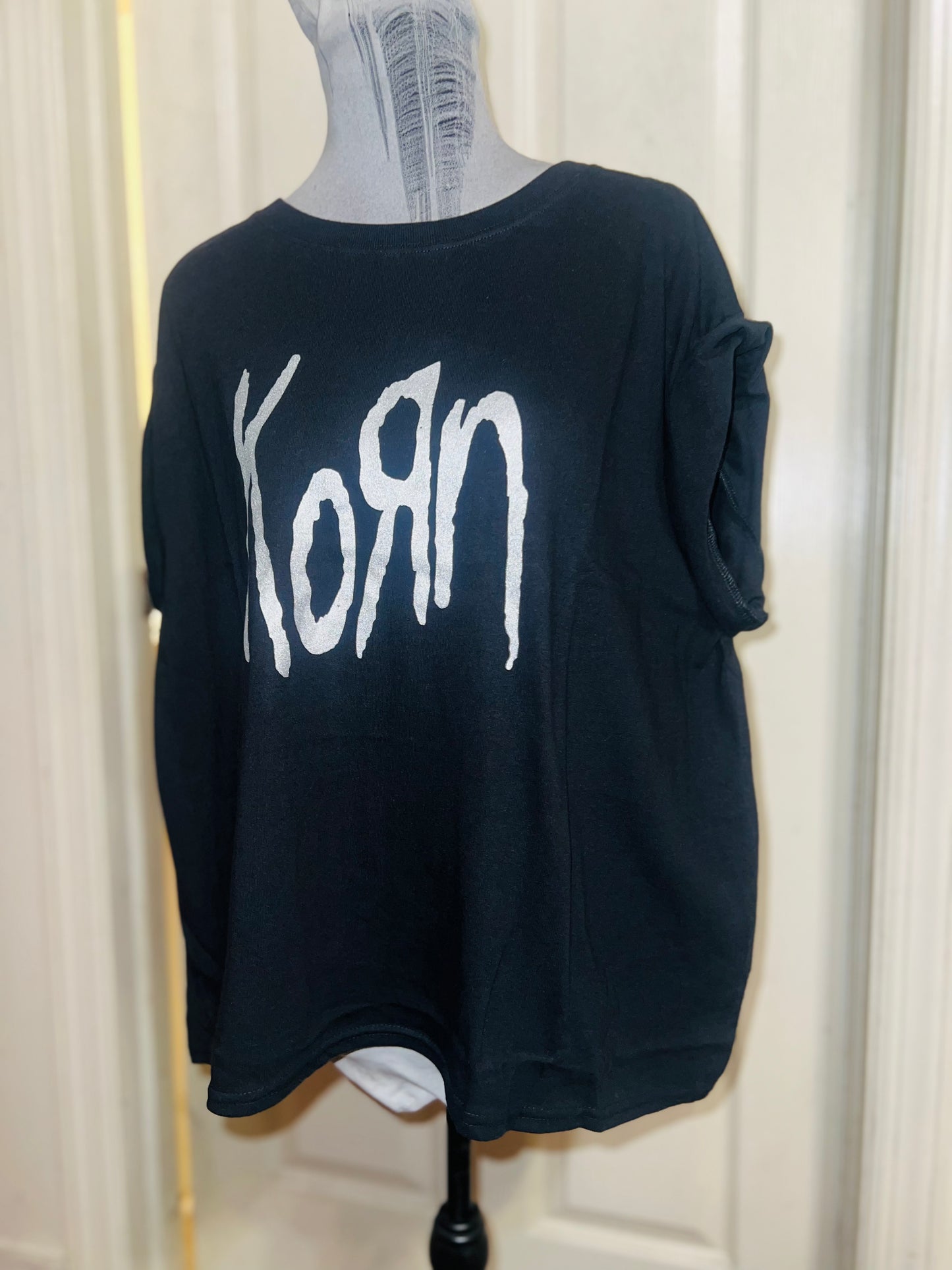 Korn Oversized Distressed Tee