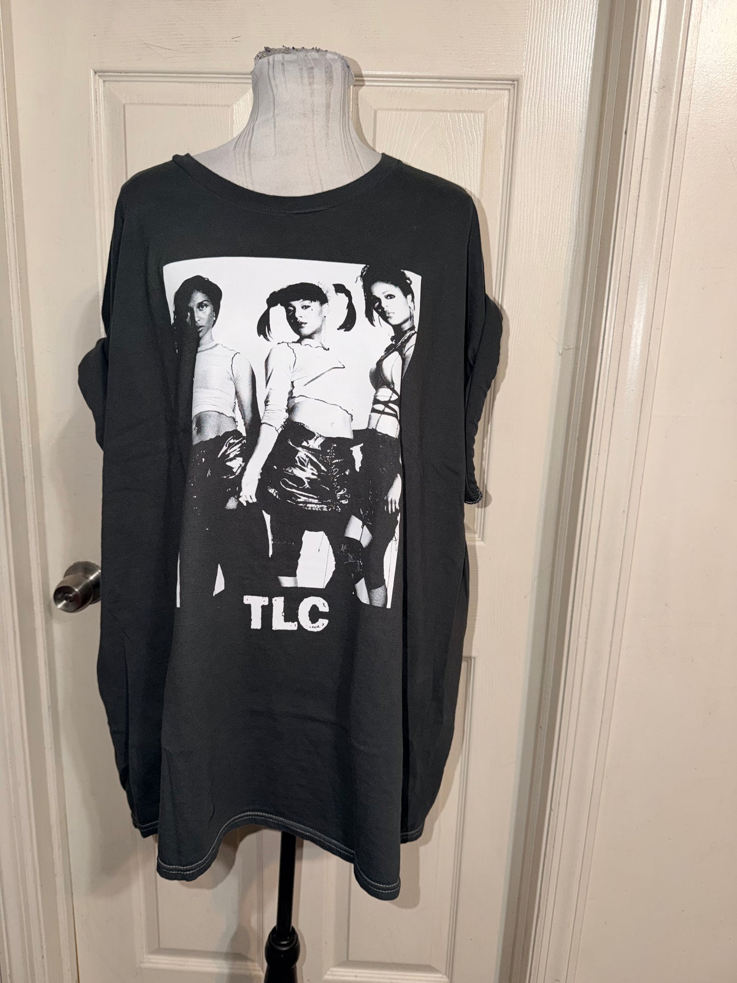 TLC Oversized Distressed Tee