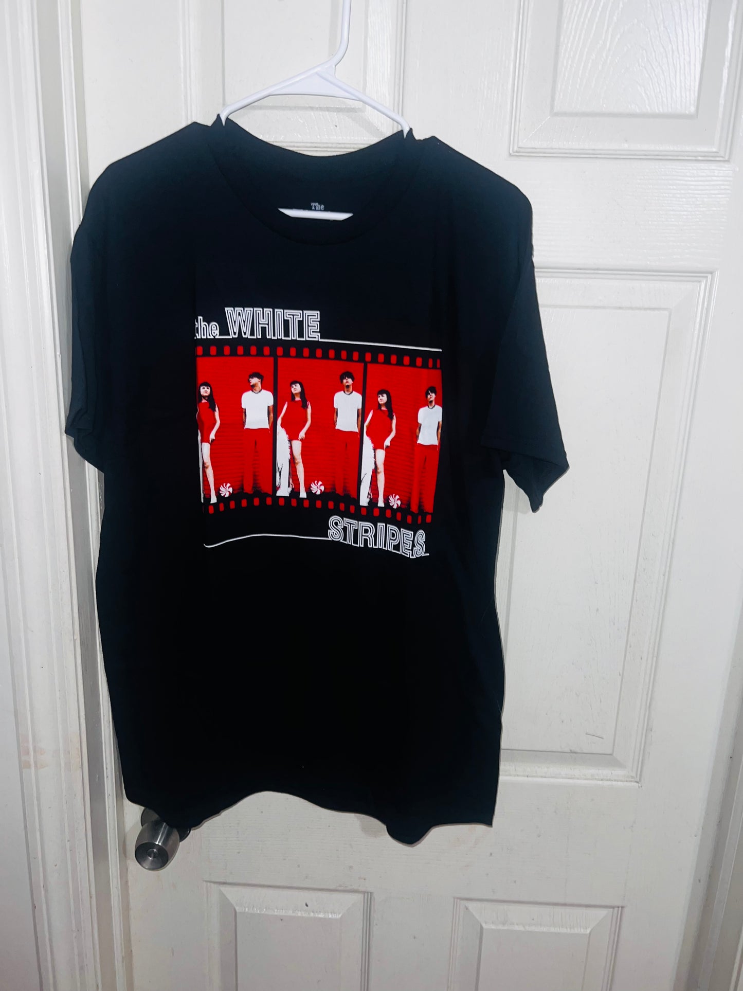 The White Stripes Self Titled Oversized Distressed Tee