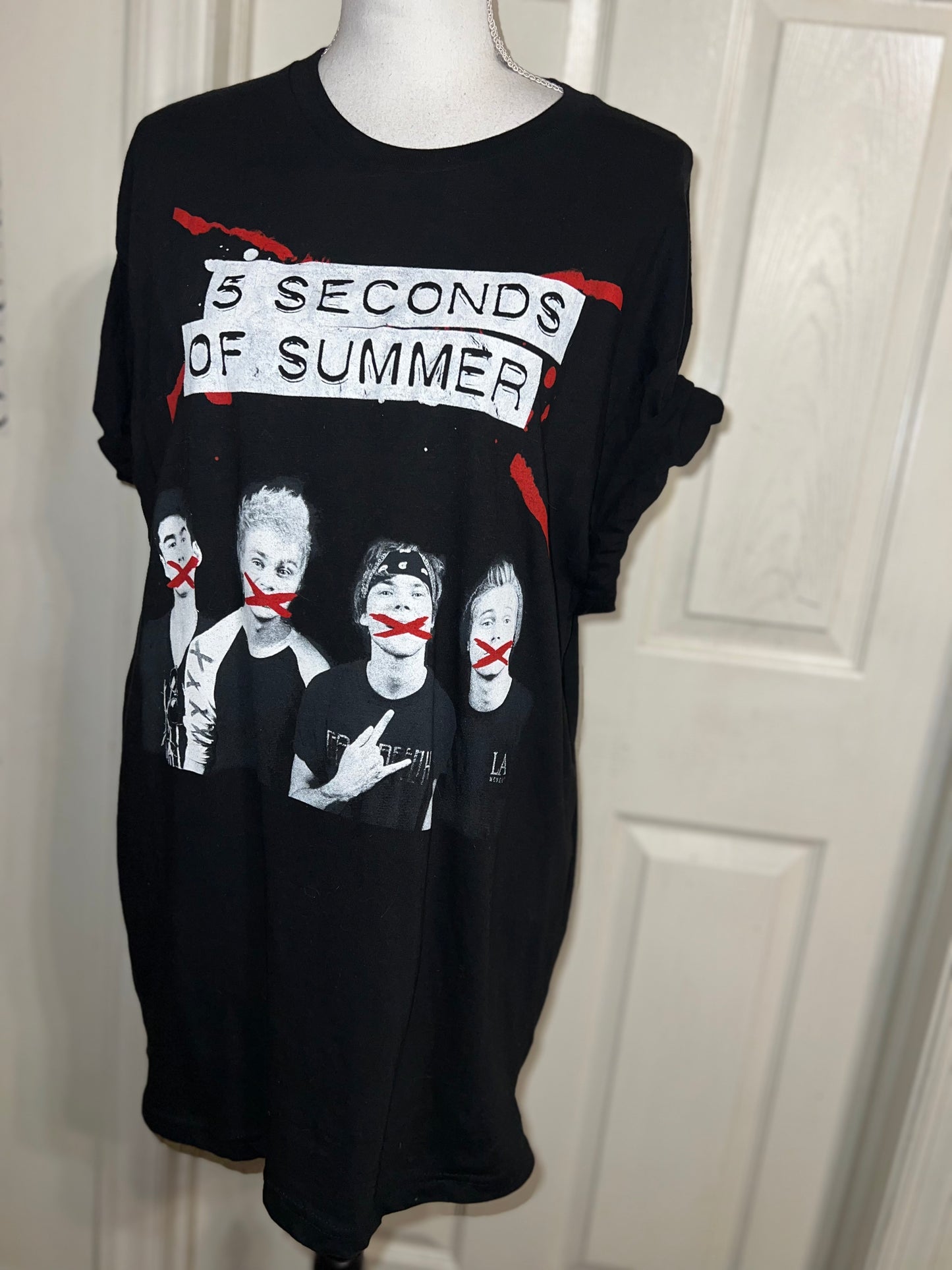 5 Seconds of Summer Distressed Tee