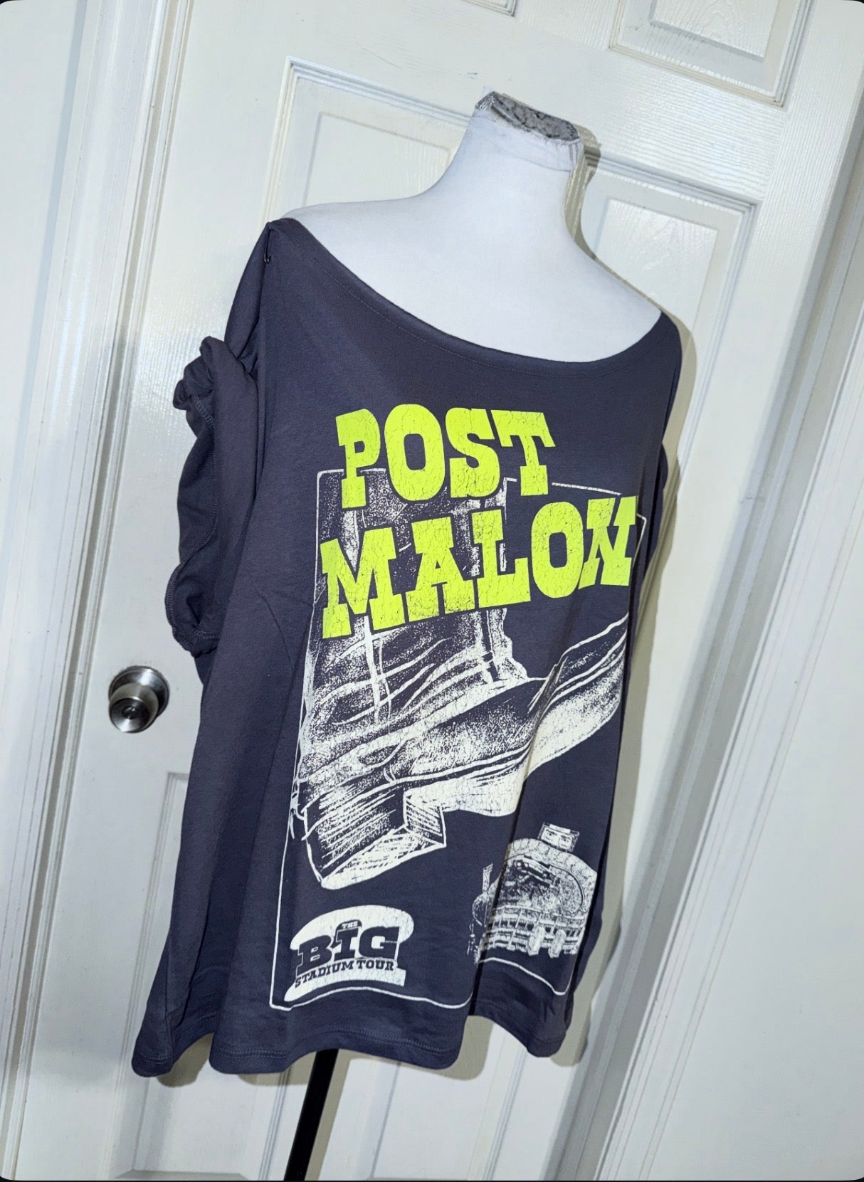 Post Malone Double Sided Oversized OFTS Distressed Tee