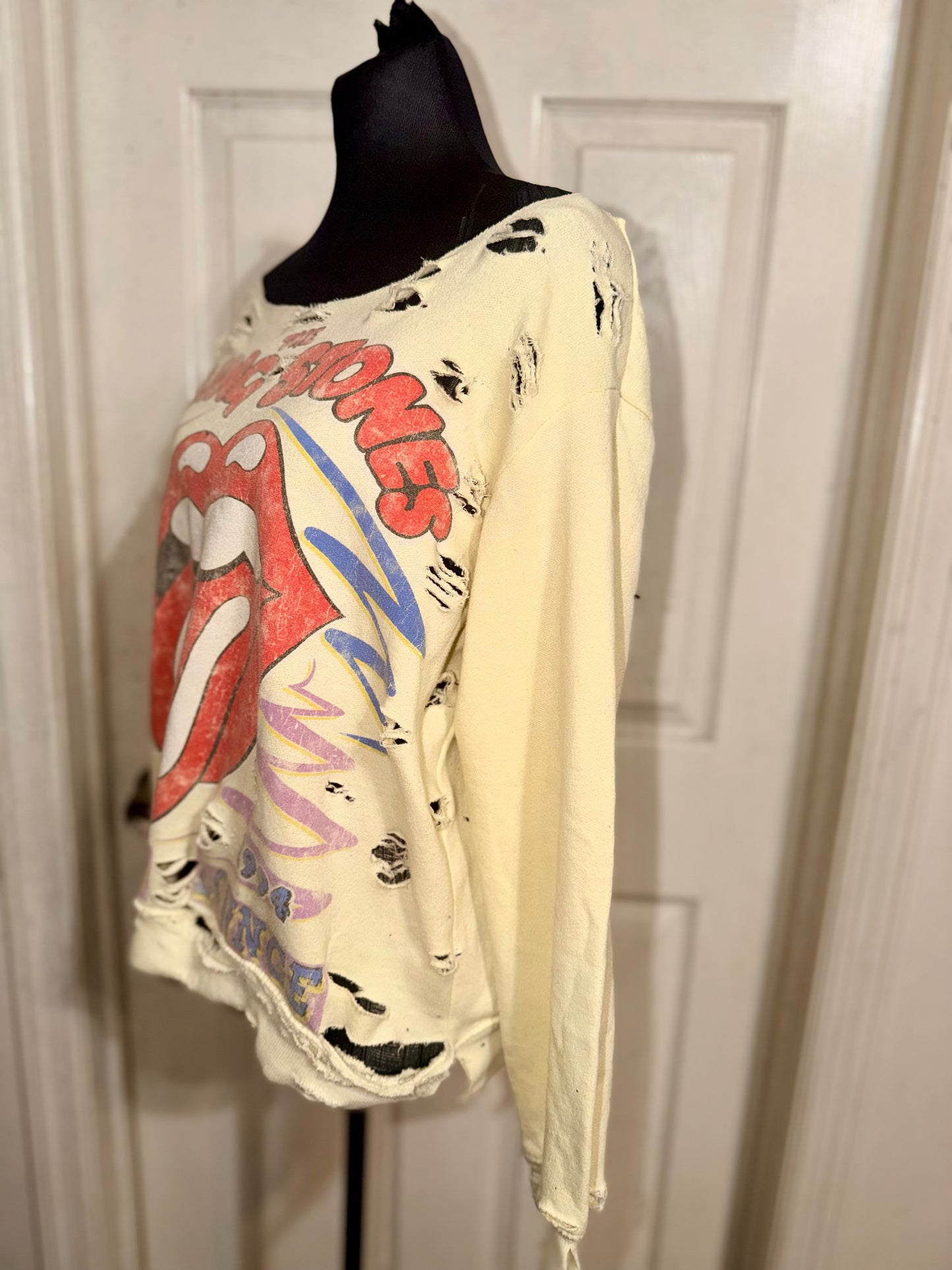 The Rolling Stones Distressed Sweatshirt