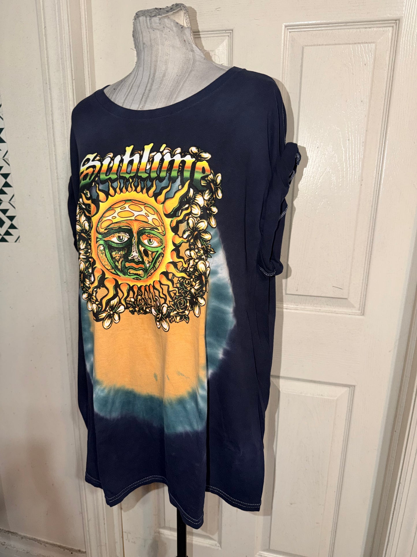 Sublime Double Sided Oversized Distressed Tee