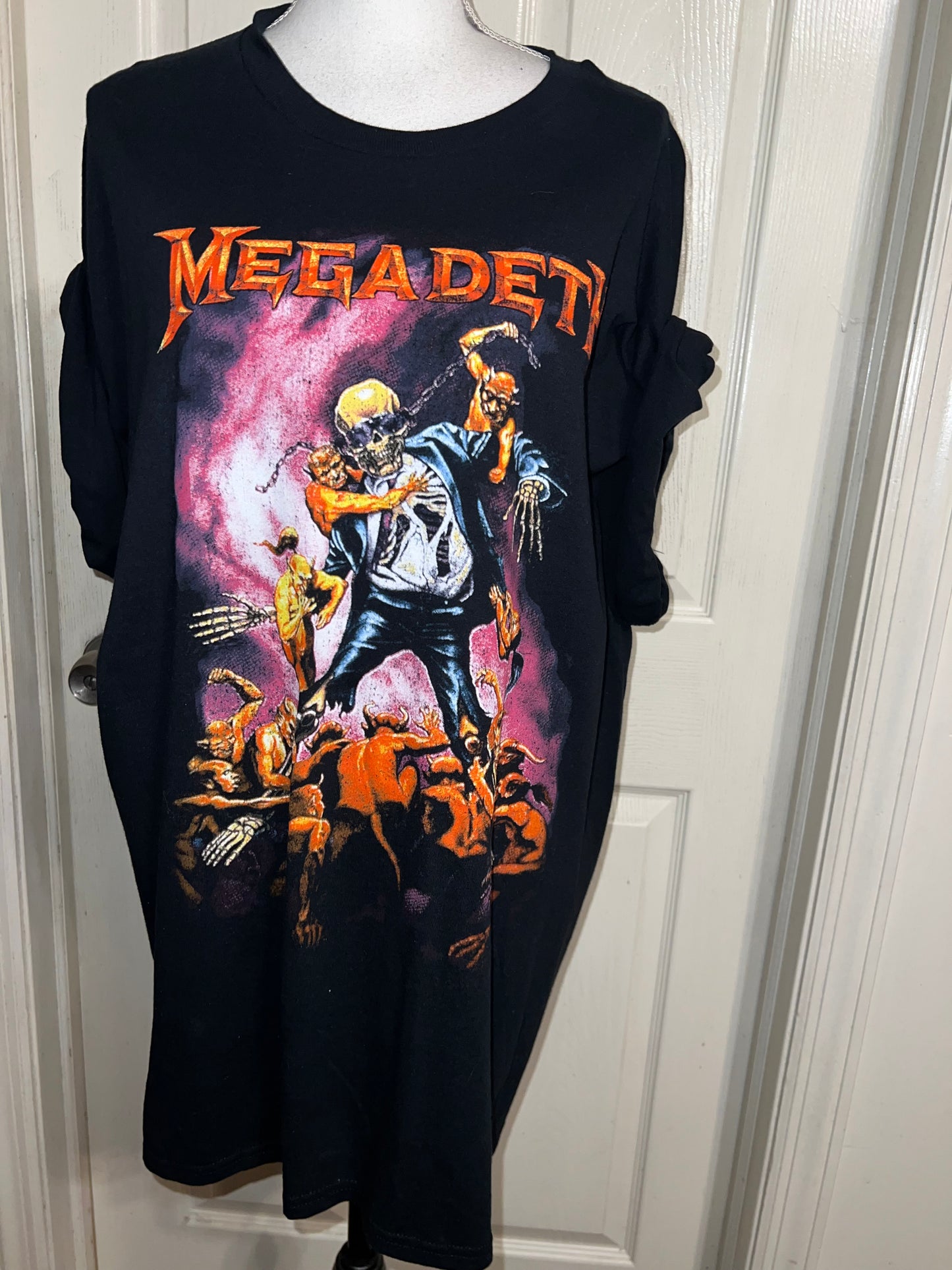 Megadeath Oversized Distressed Tee