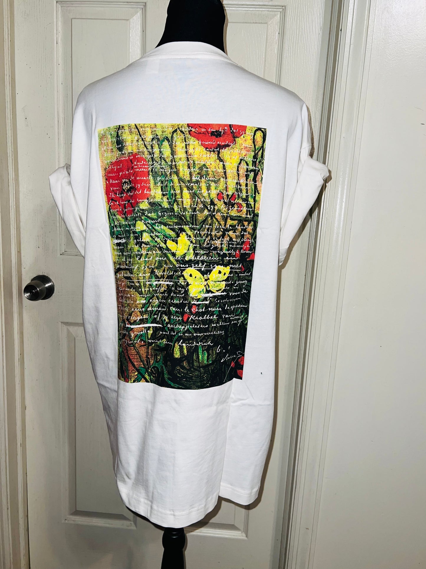 Vincent Van Gogh Double Sided Distressed Tee